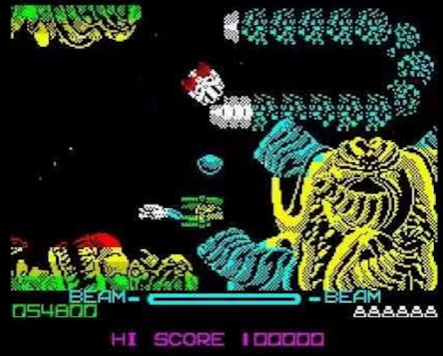 R-Type game playability on ZX Spectrum