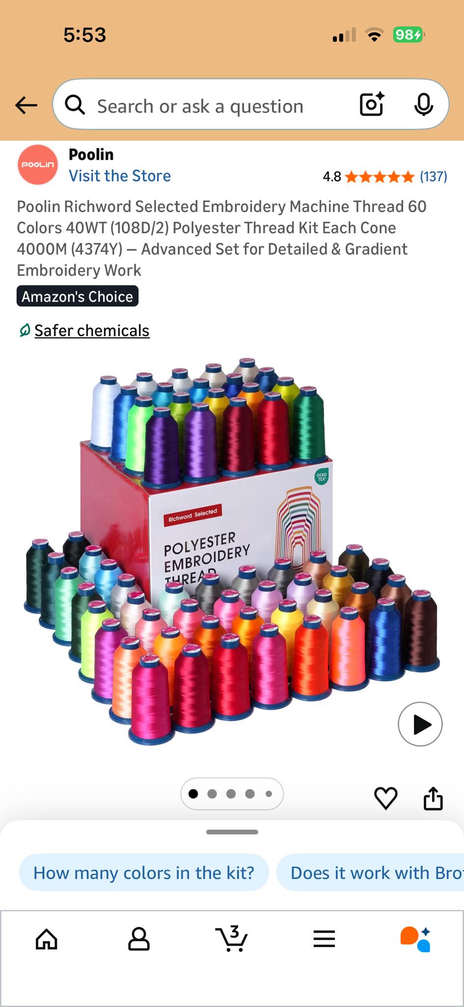 Has anyone used this thread for quilting? Pros and Cons, please | Facebook