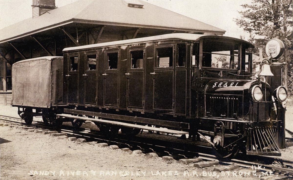 Sandy river railroad in the 1930s