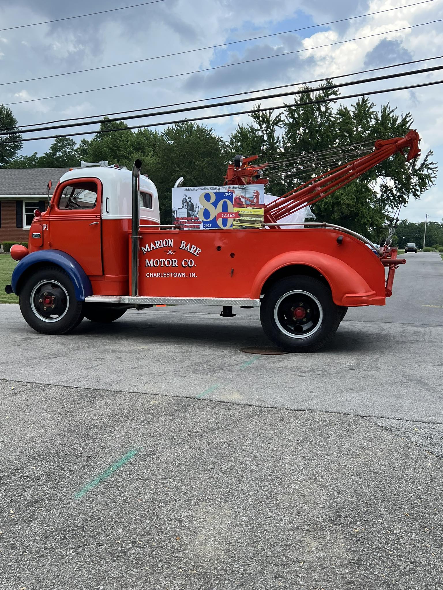 Just wondering if anyone knows what this 1940 ford Holmes wrecker 