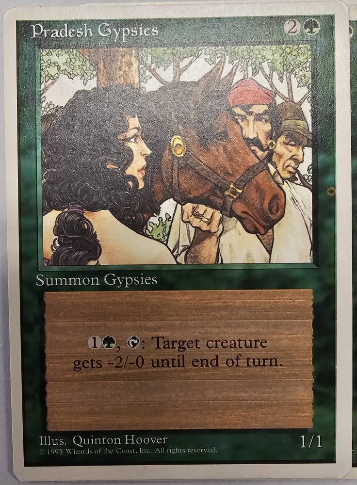 pradesh gypsies mtg card 1994 Magic The Gathering MTG