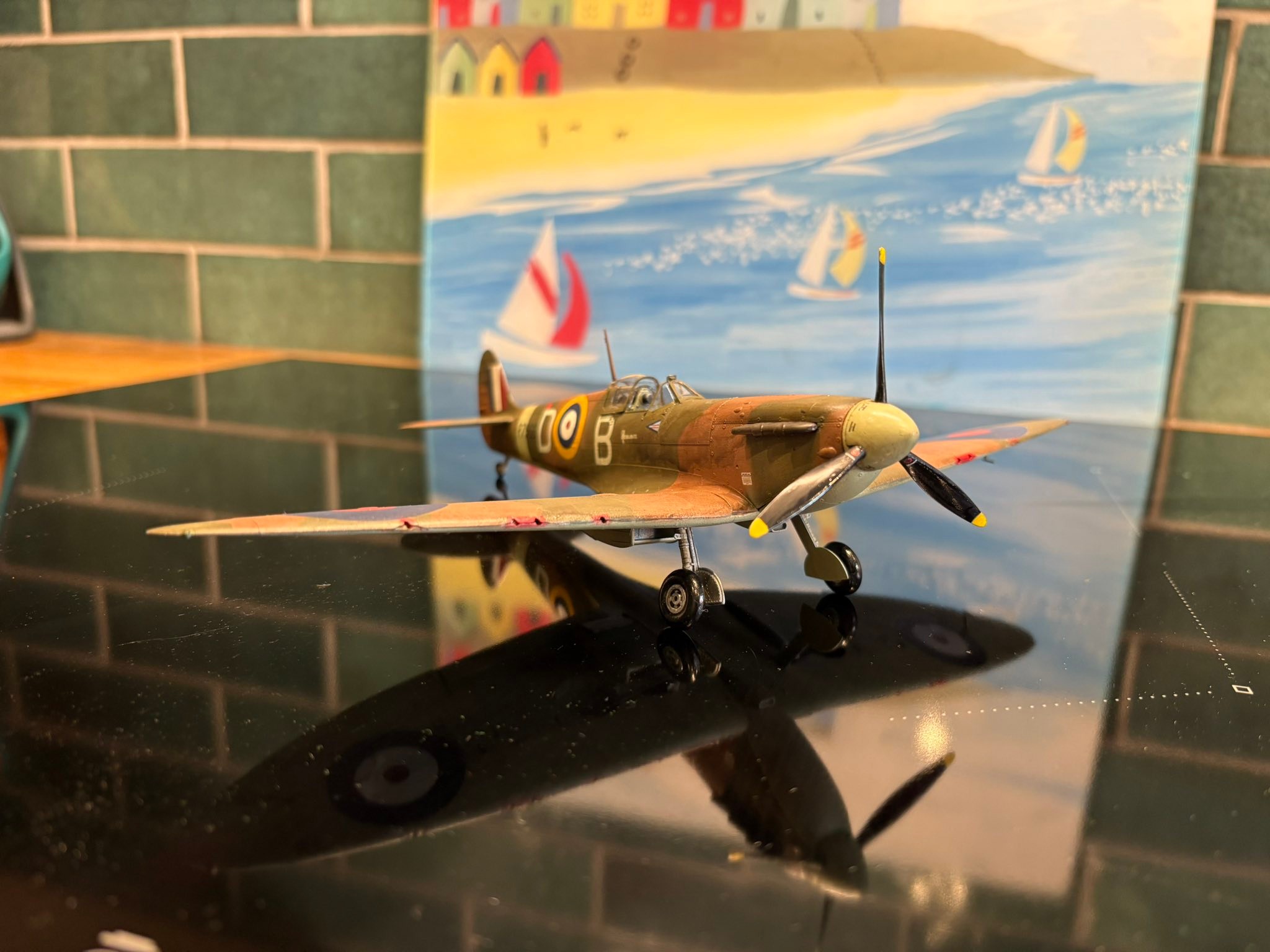Figurine Pilote RAF Douglas Bader FineMolds 1/32 AD04 - Neuf, Pièces Modèle, Origine Japon, Collection