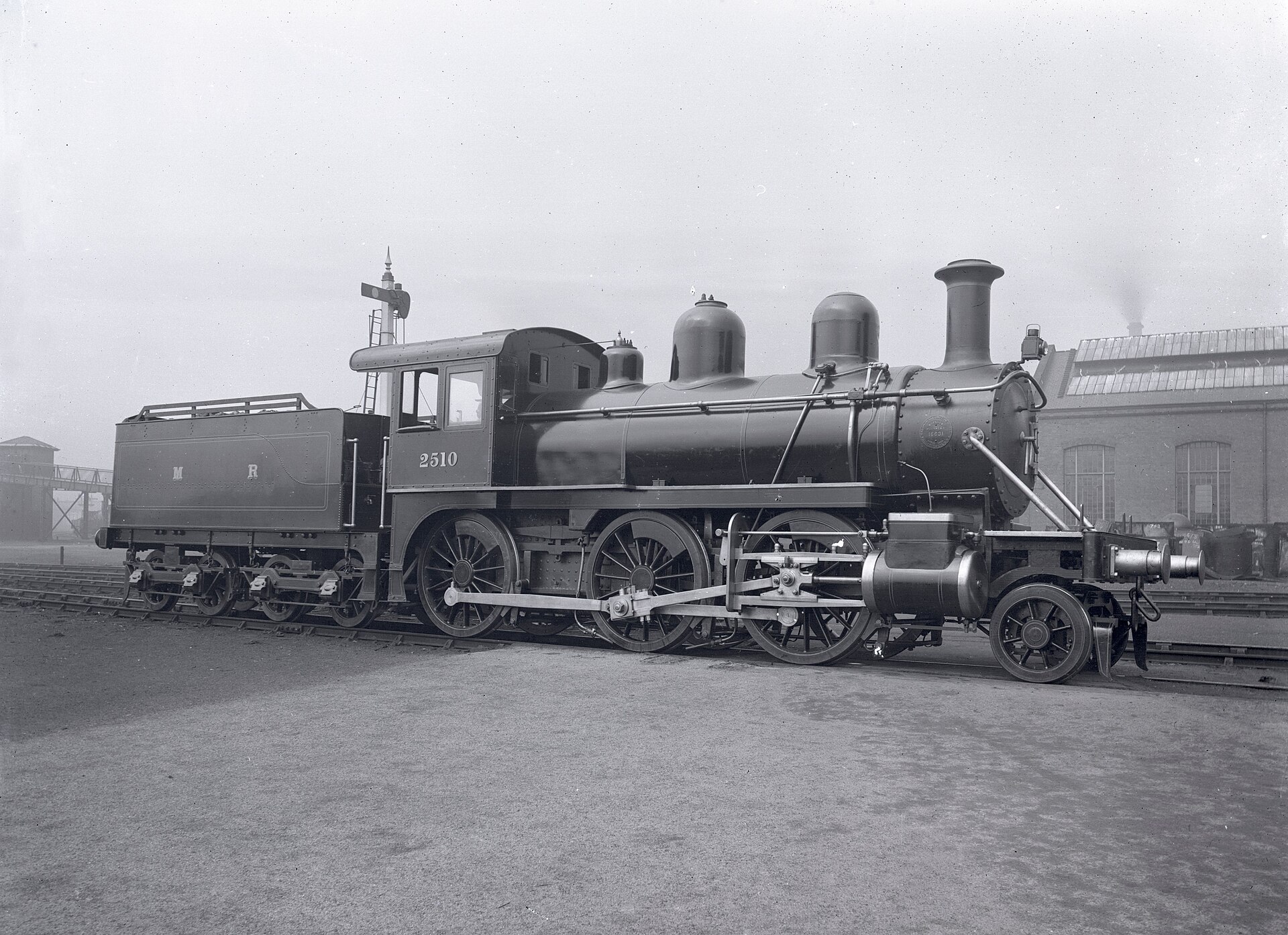 One of many Baldwin Mogul 2-6-0 built in America for the Midland