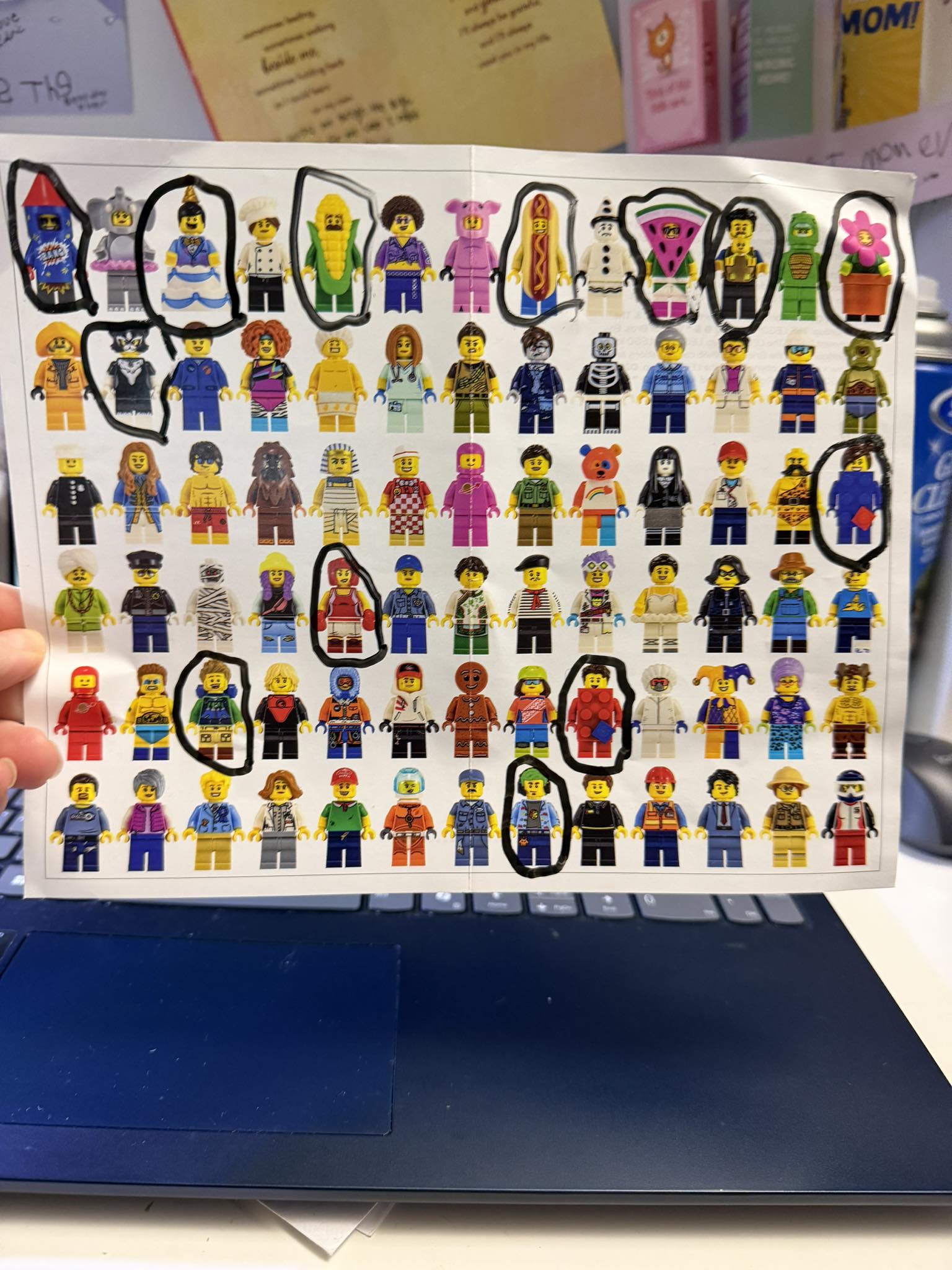 My 8 year old is dreaming of collecting these minifigures. He
