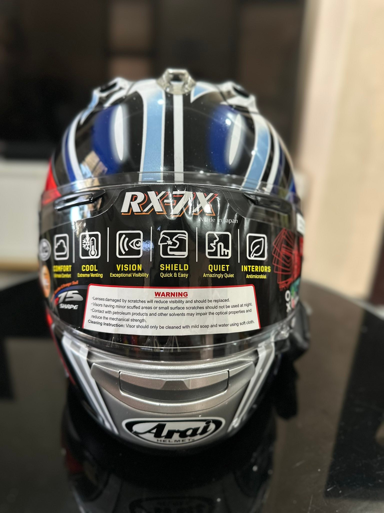 arai 2ndhand helmet for sale in philippines Round oval shape Arai Rx7x  Glass Black