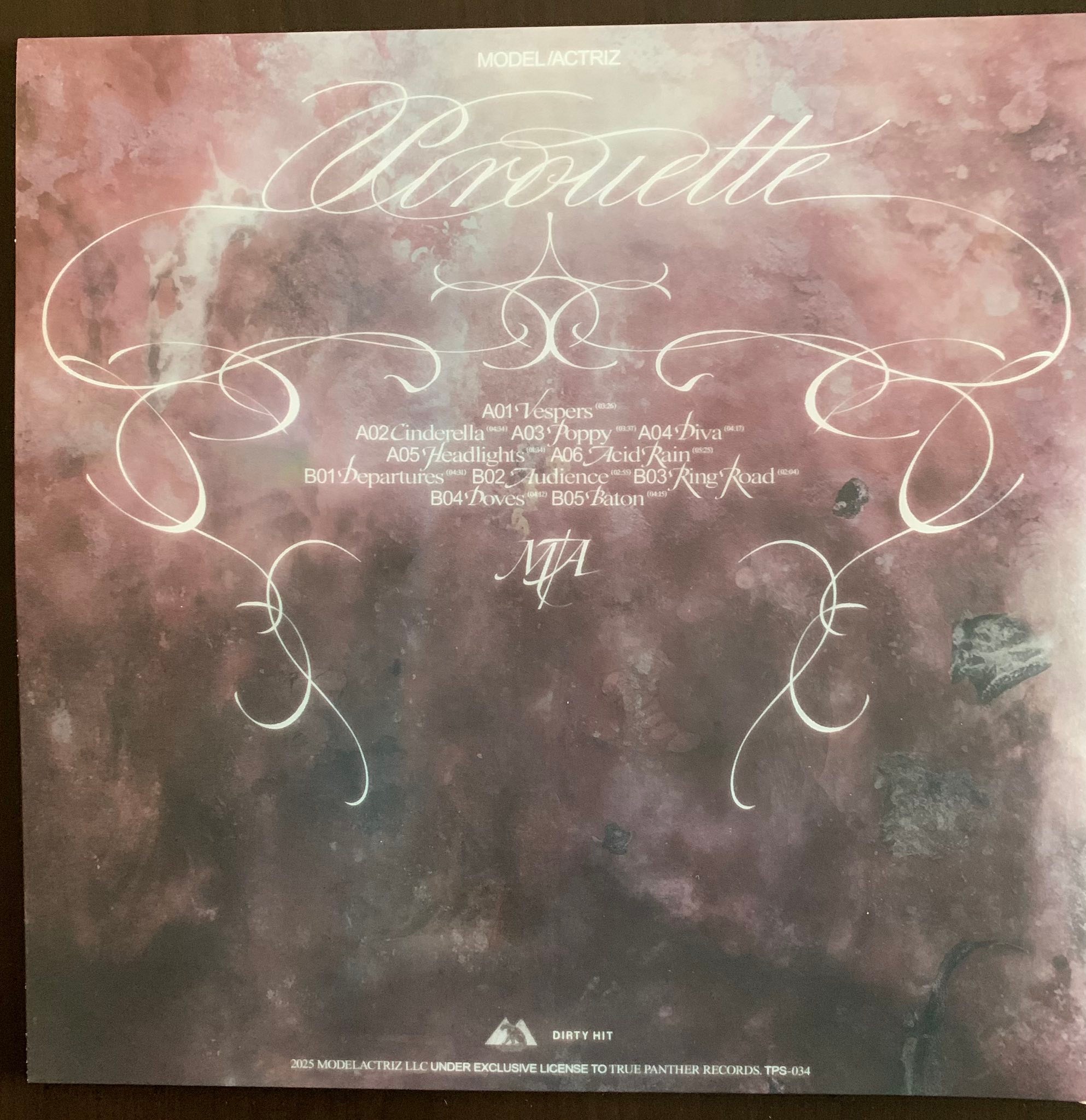 Model/Actriz live show and album Pirouette review