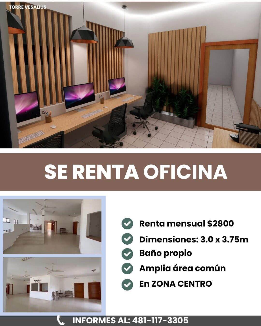 RENTA DE DEPARTAMENTOS EN CD. VALLES. | 📍Se renta oficina ZONA CENTRO ...