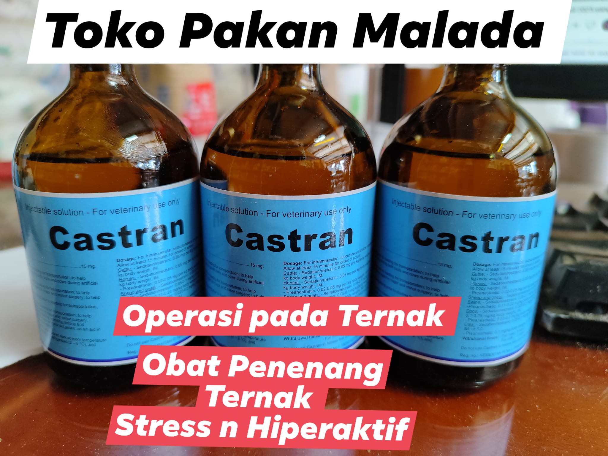 CASTRAN 100ml ‼️ Premedikasi... - Hendra Ramang Membia | Facebook