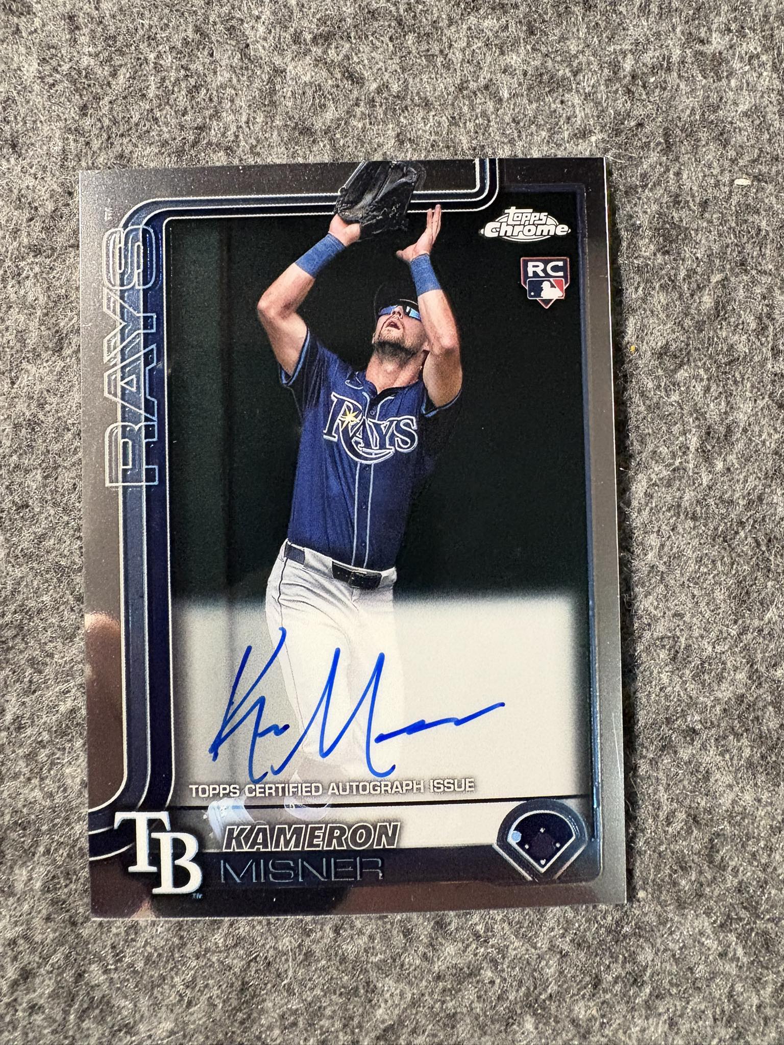 The former Mizzou Tiger Kameron Misner has his first Royals steal 