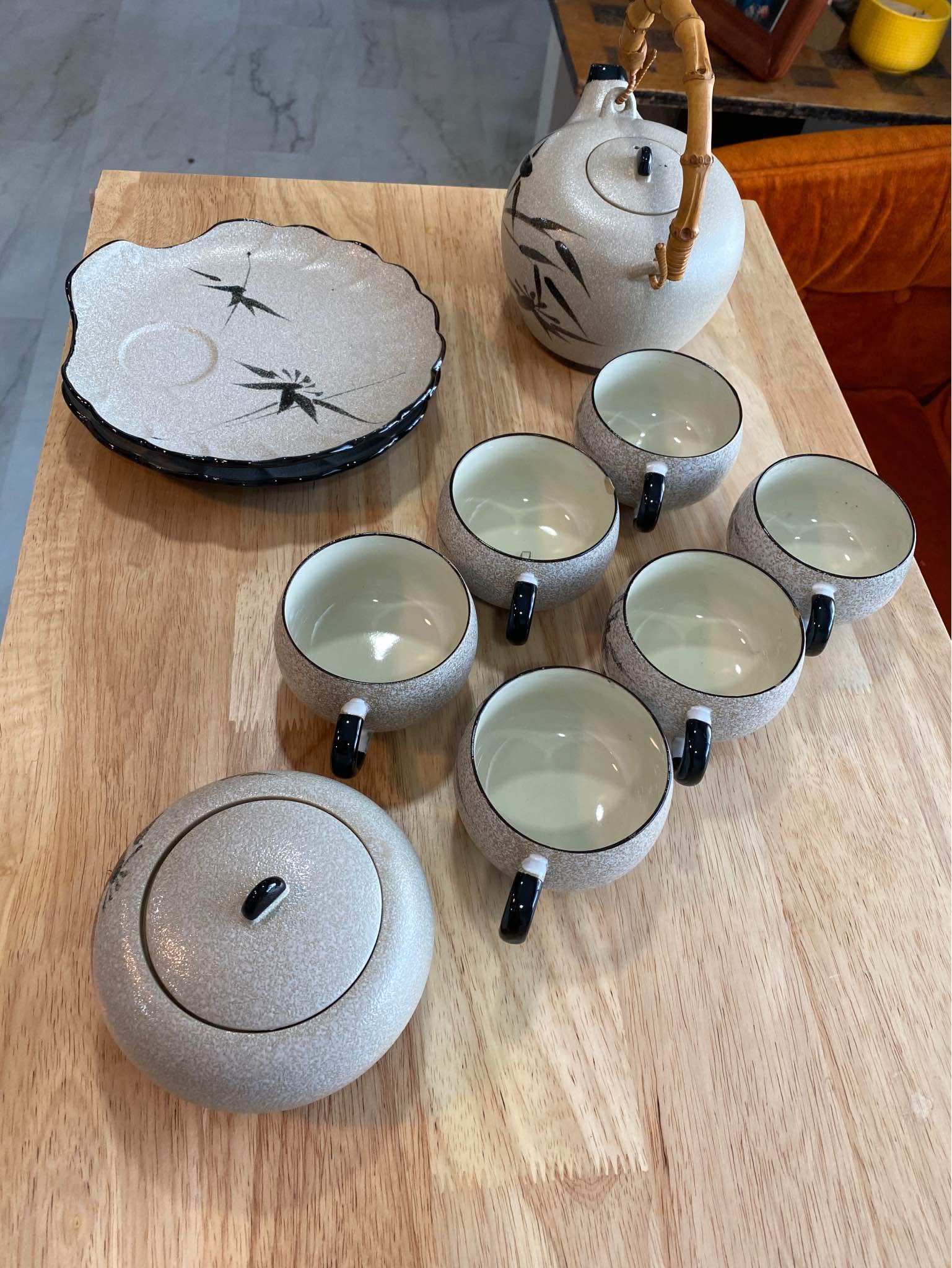 This charming vintage Mascot 974 China tea set from Japan is a