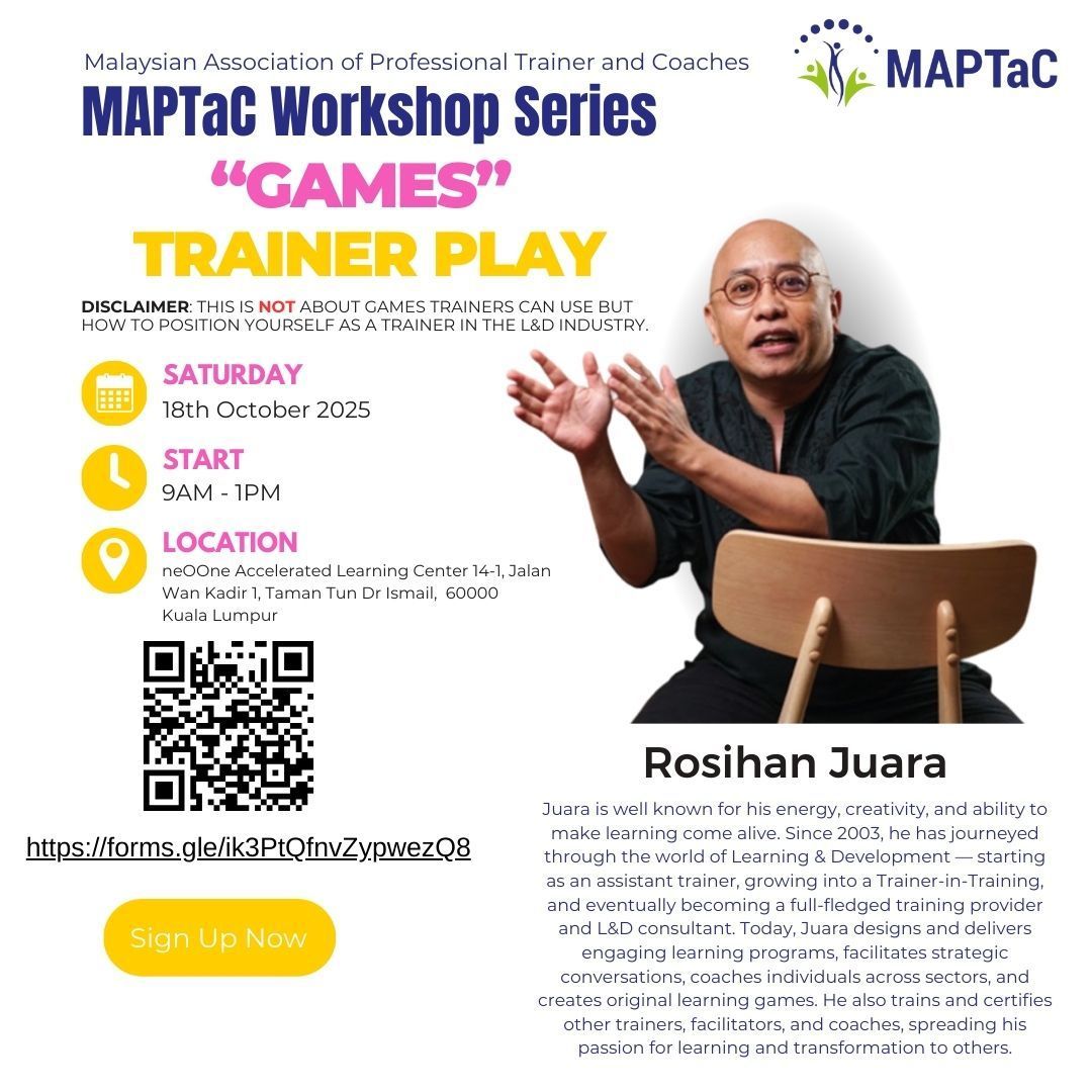 Malaysia Association of Professional Trainers and Coaches (MAPTaC ...