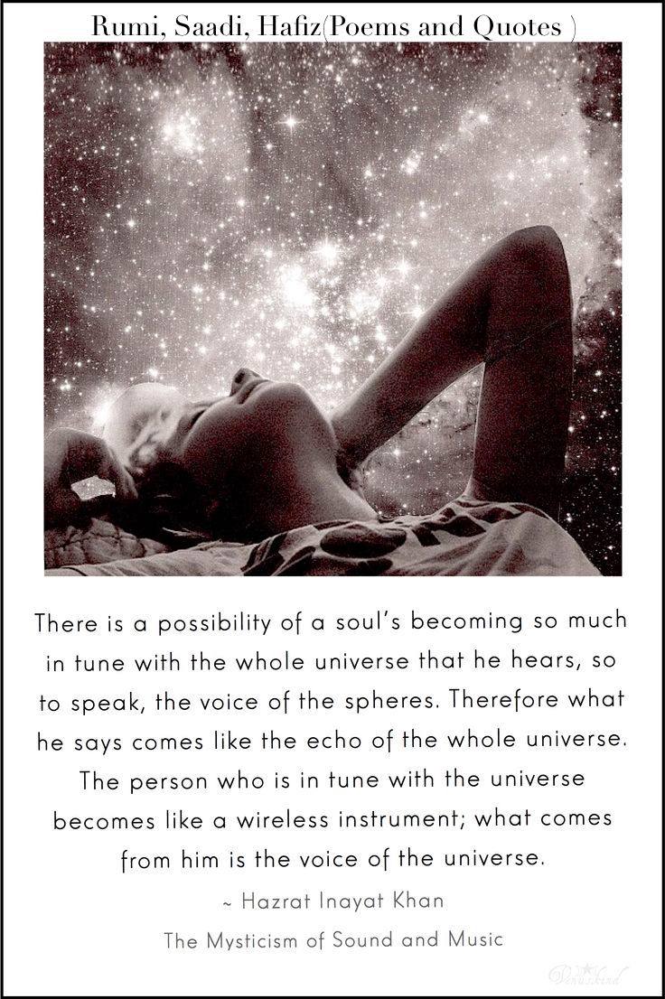 - Hazrat Inayat Khan ️ - Rumi, Saadi, Hafiz (Poems and Quotes)