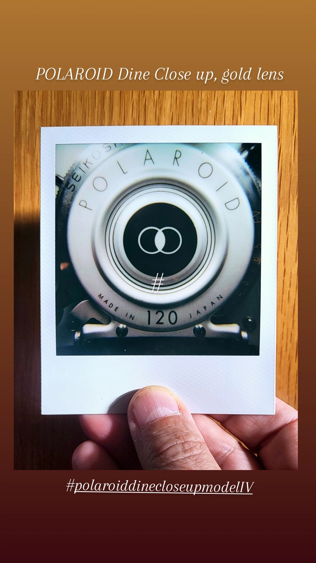 Polaroid Dine close up model IV for #macro #IlovePolaroid