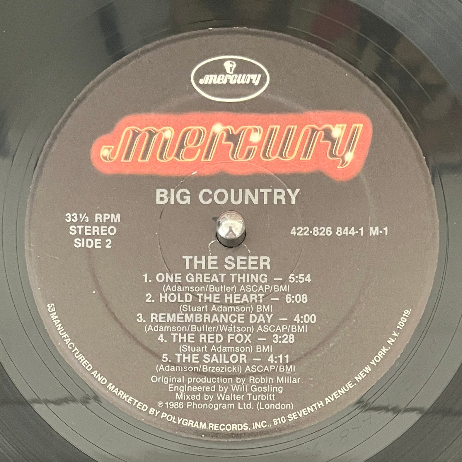 Big Country releases The Seer album