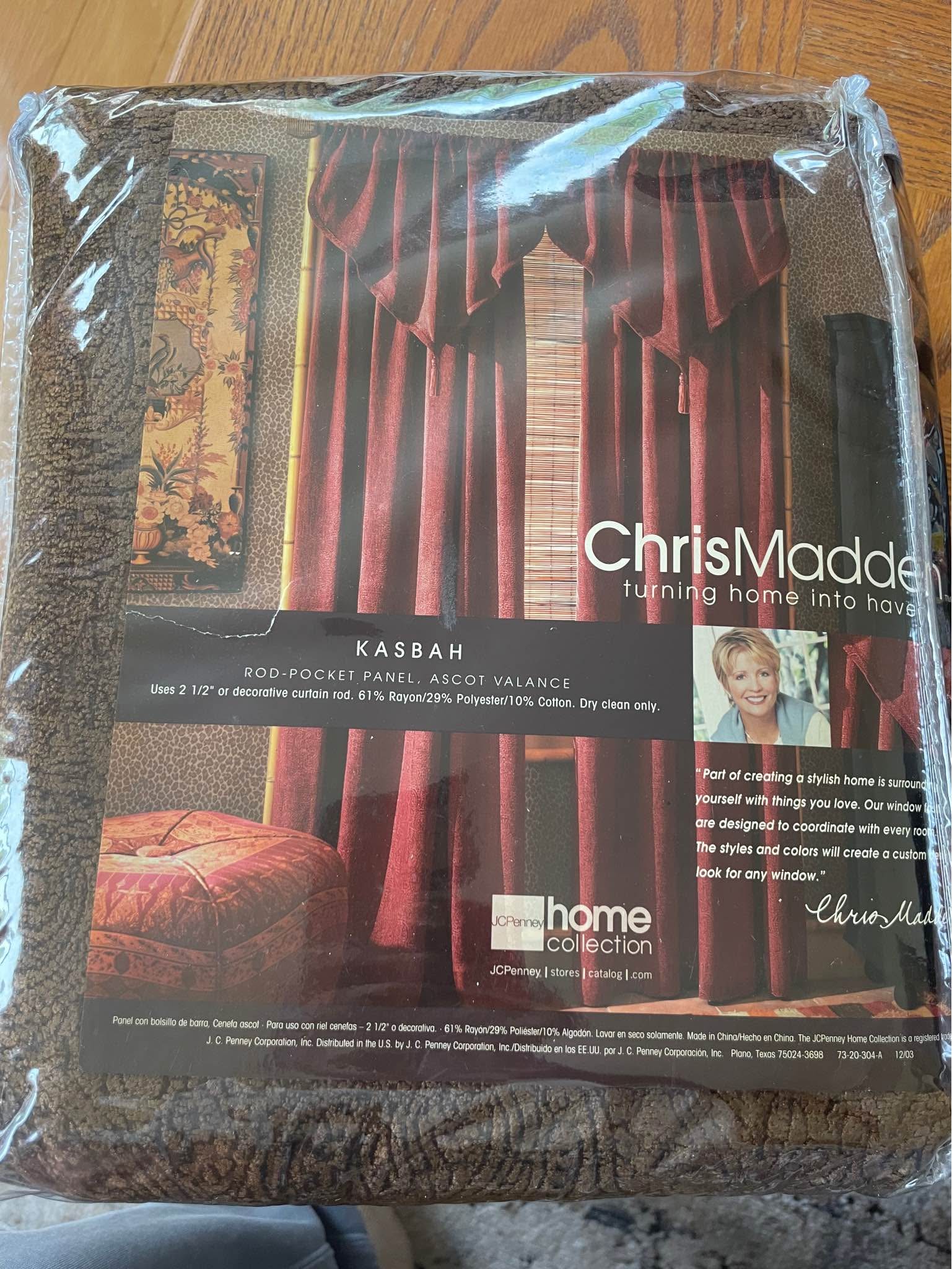 JC Penney curtains. 54”x84”. 6 packages