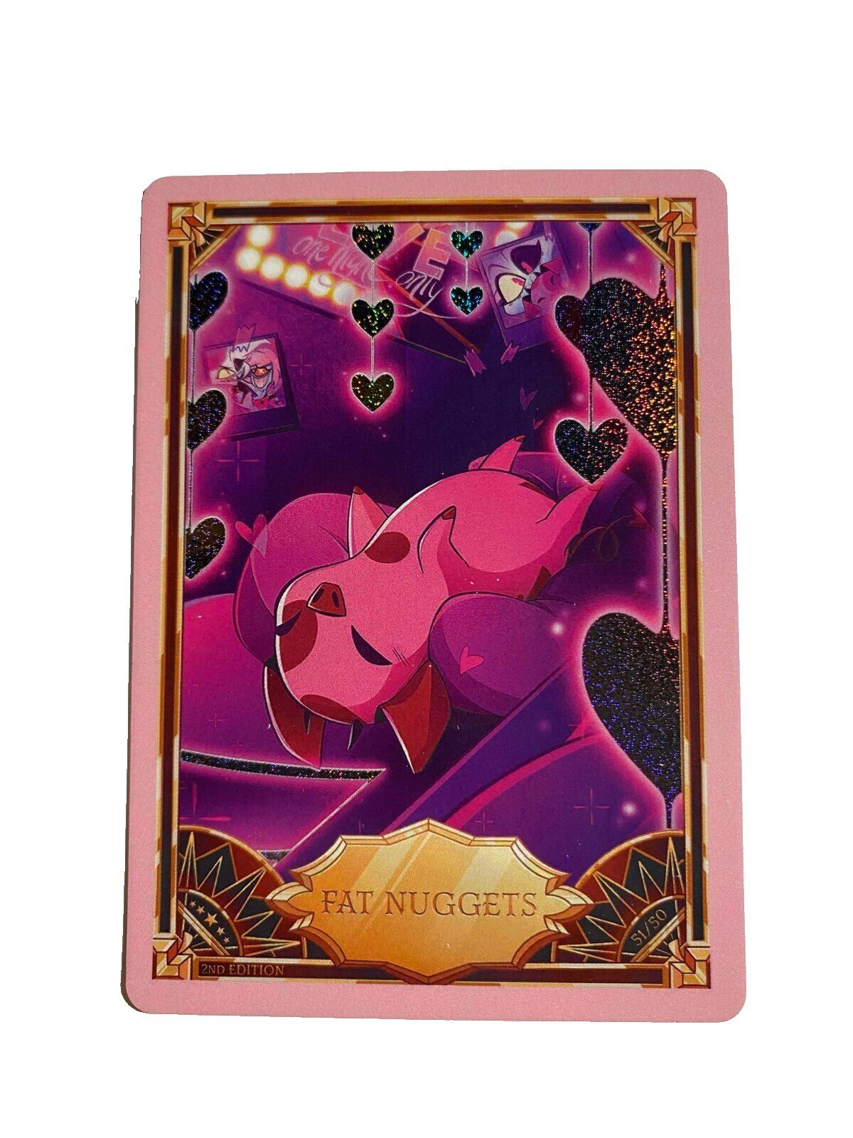Holographic Vincent Whittman cards have different materials