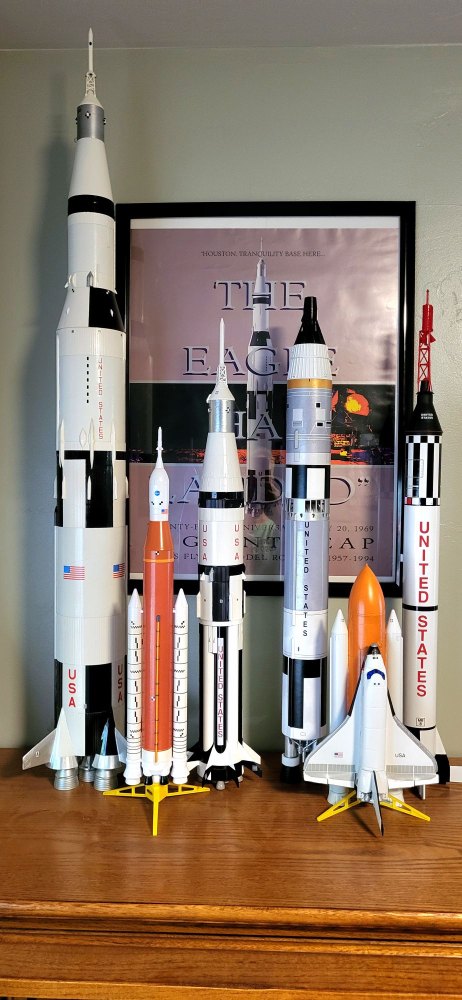 Just my private collection of nasa 1960's space models and