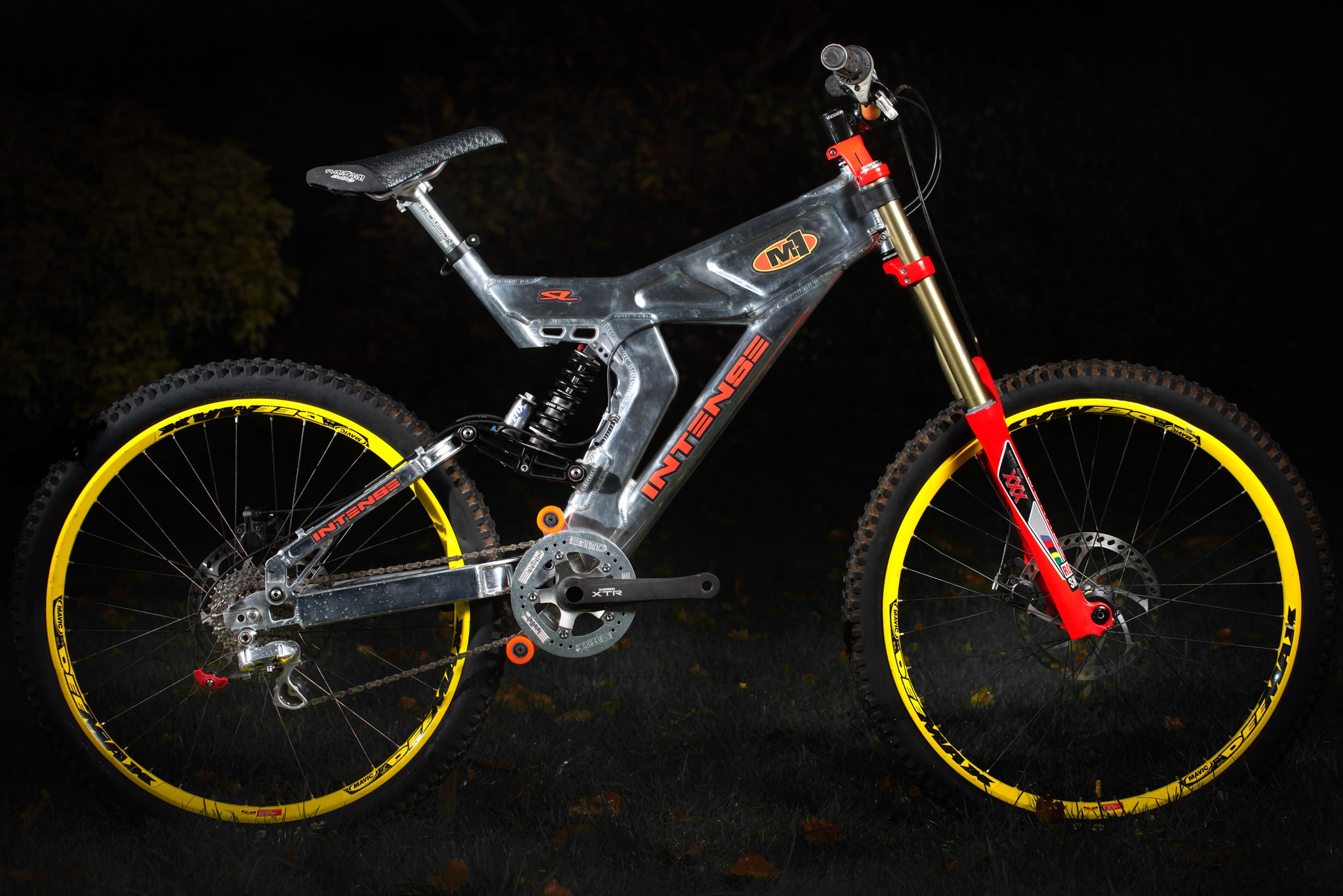 Shooting the 1999 Intense M1 SL bike