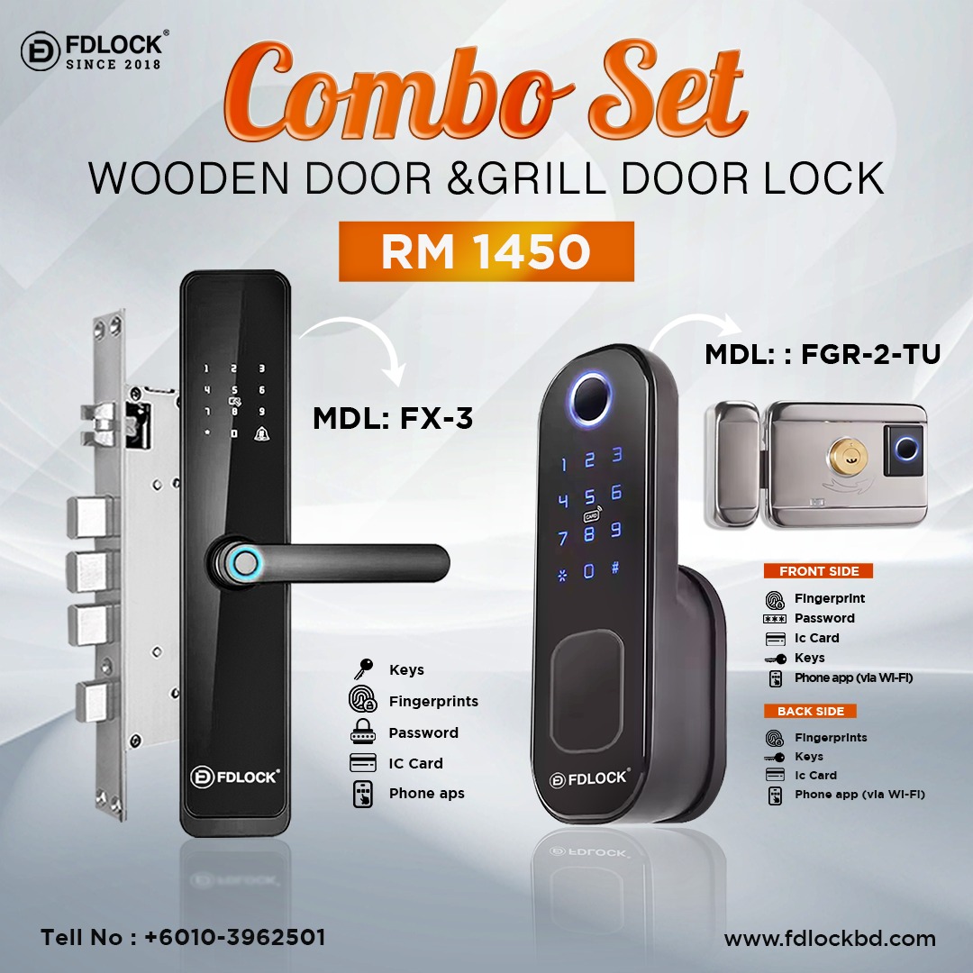 Fdlock One Malaysia - 𝐏𝐫𝐨𝐝𝐮𝐜𝐭 𝐃𝐞𝐬𝐜𝐫𝐢𝐩𝐭𝐢𝐨𝐧𝐬 Model: FX-3 (Wooden door ...