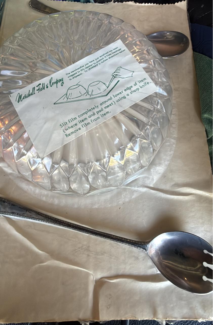 Vintage Marshall Fields Limoges salad plate found