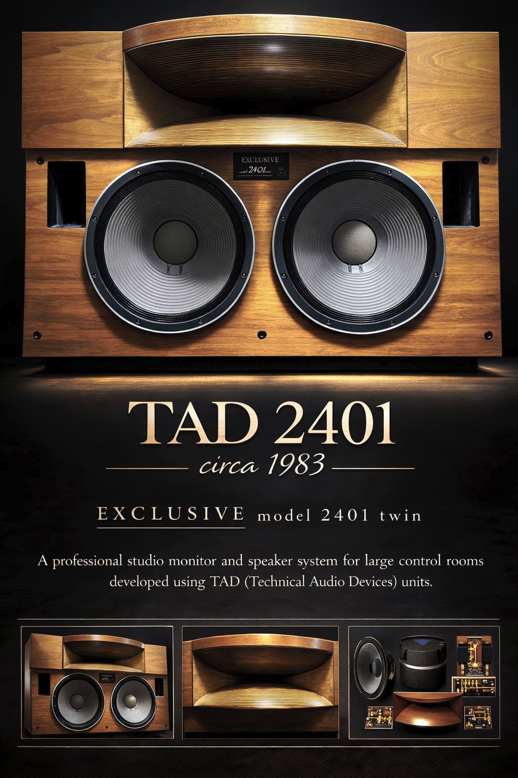 Iwan Arjanto - TAD 2401 circa 1983 The TAD 2401,... | Facebook