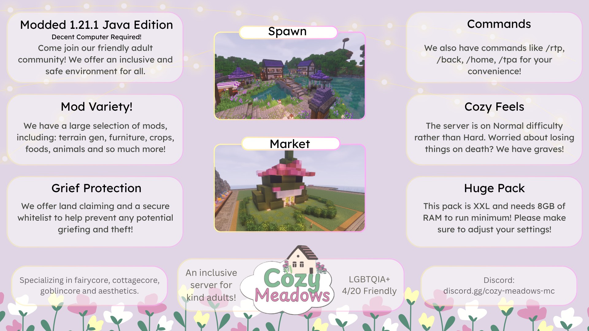 Minecraft Modded Community | Cozy, inclusive LGBTQIA+ and 4/20 friendly ...
