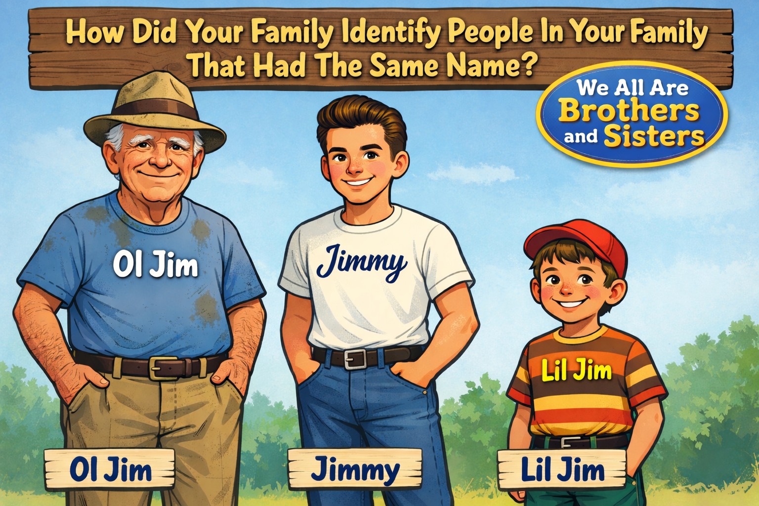 We All Are Brothers and Sisters | ***How did your family handle it when ...