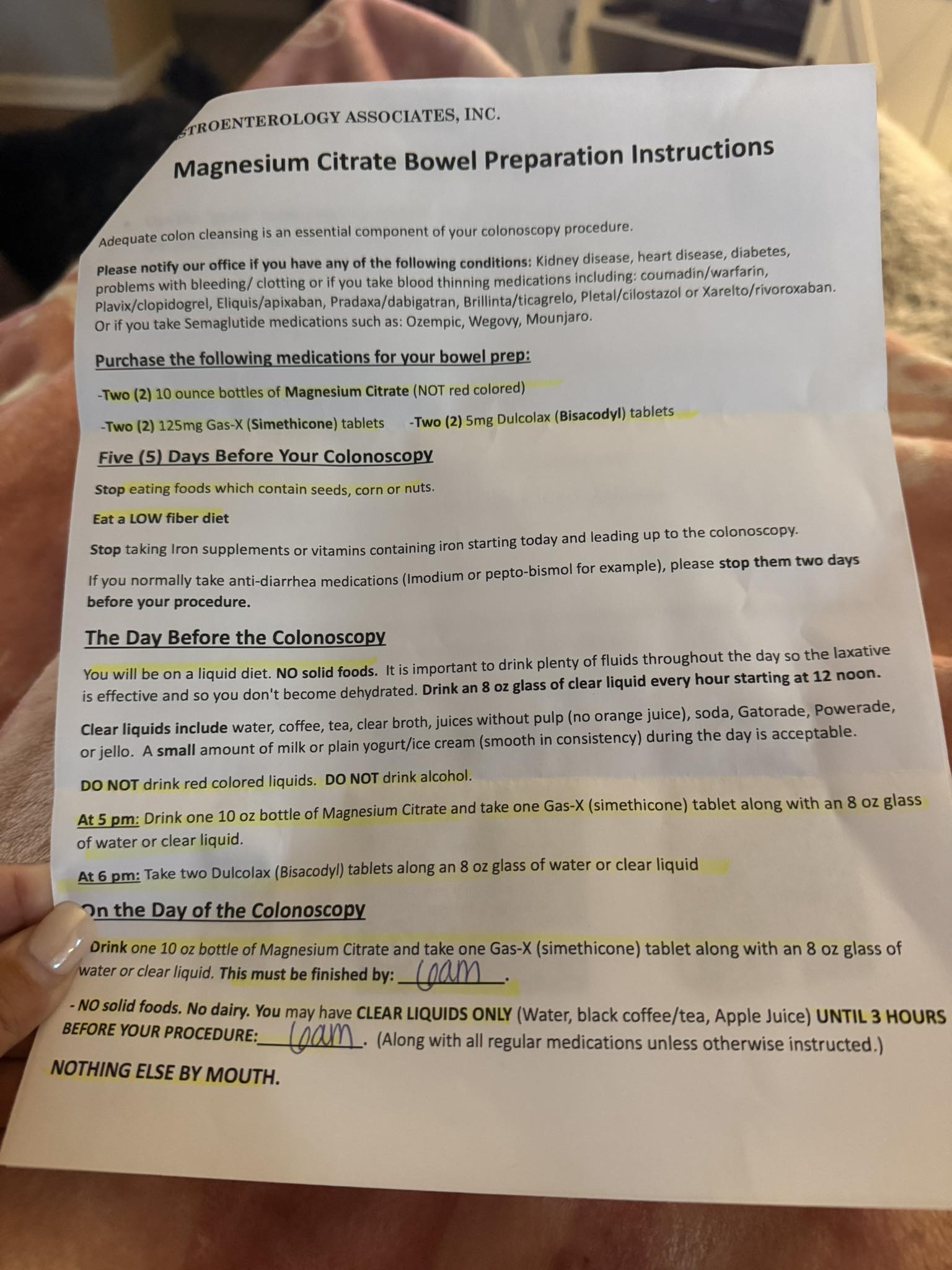 Has anyone used magnesium citrate prep for colonoscopy?