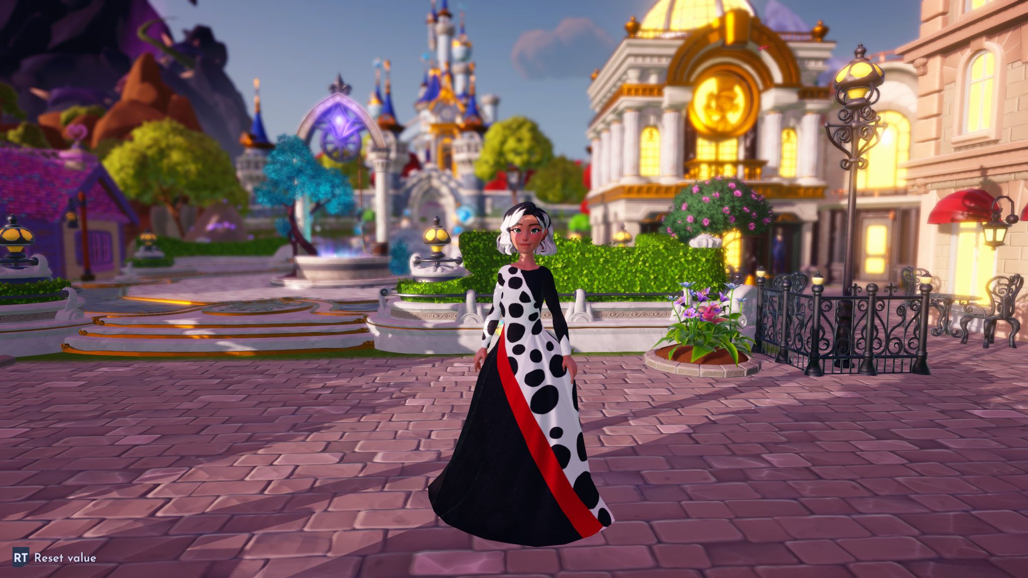 Cruella DeVille inspired dress design