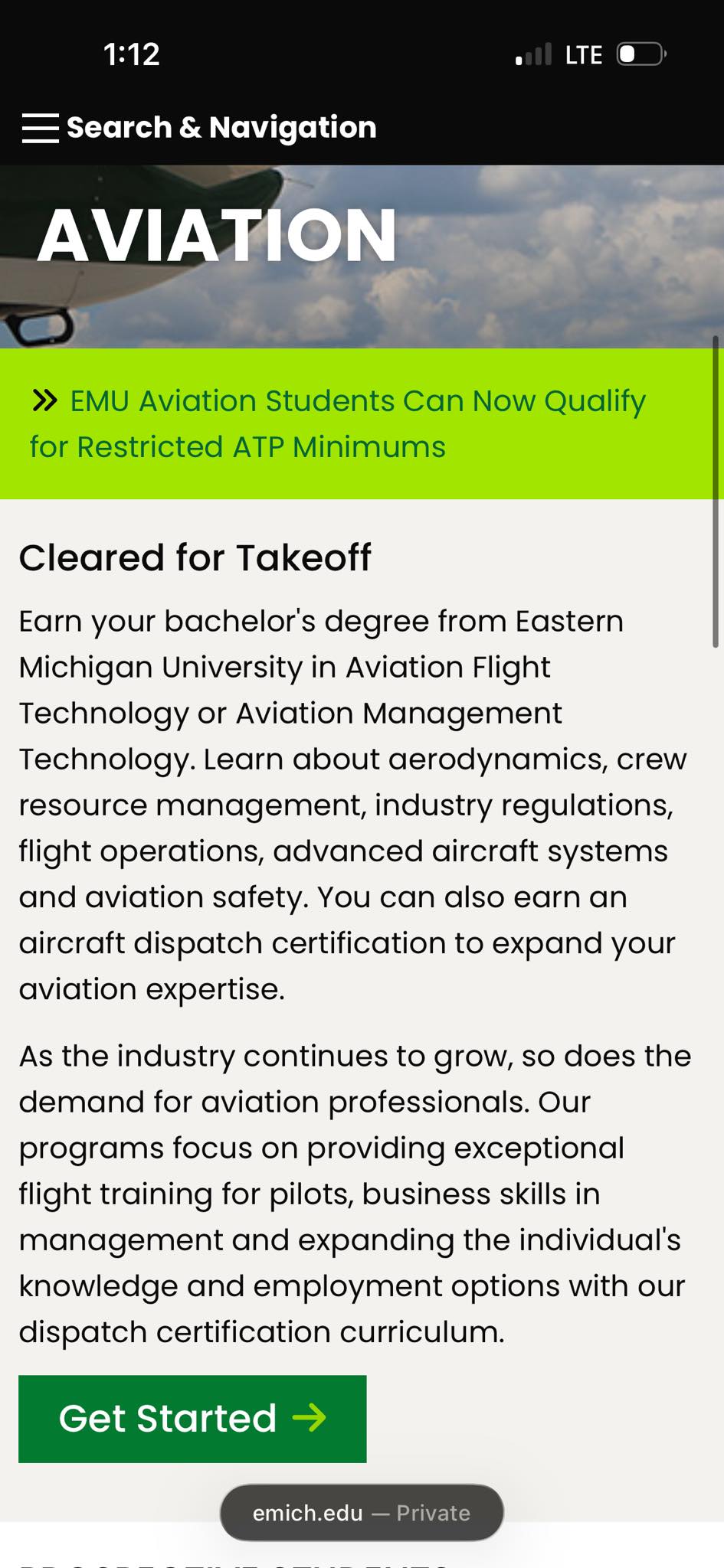 Michigan Pilots | Congratulations Eastern Michigan University on ...