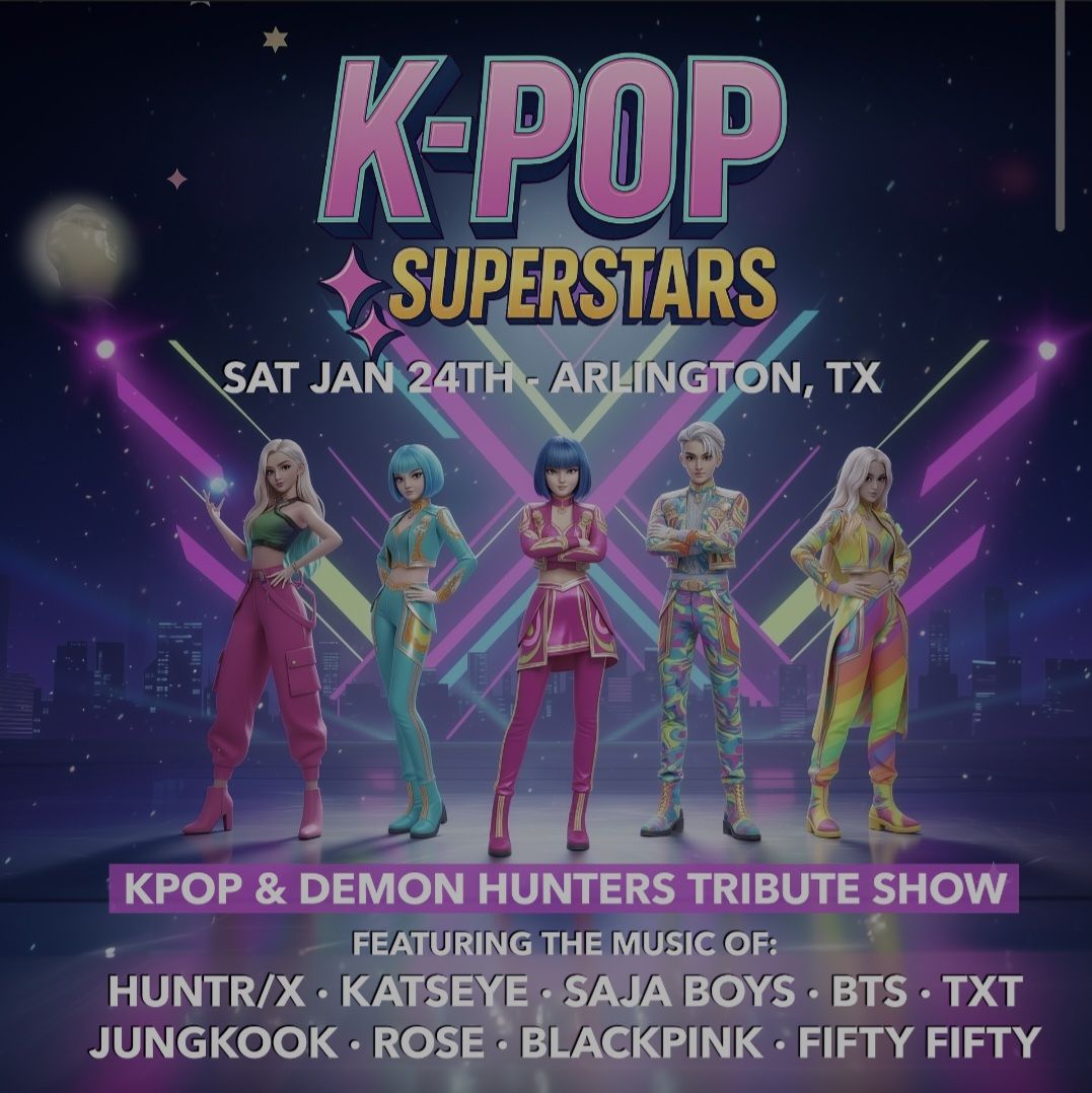 K-pop Warriors live show in Waxahachie, TX on February 17