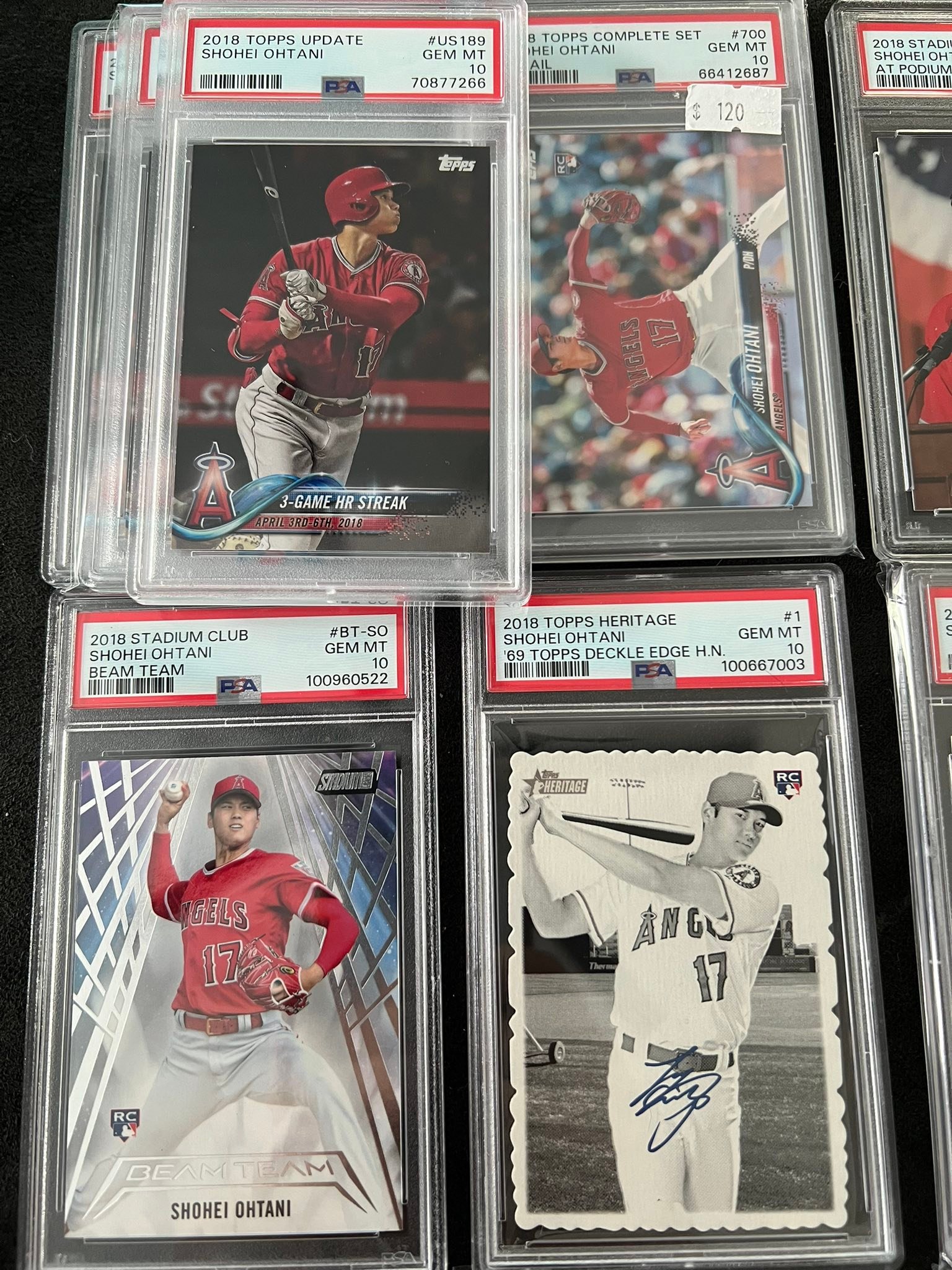 PSA 10 OHTANI ROOKIES for sale with recent price comparisons