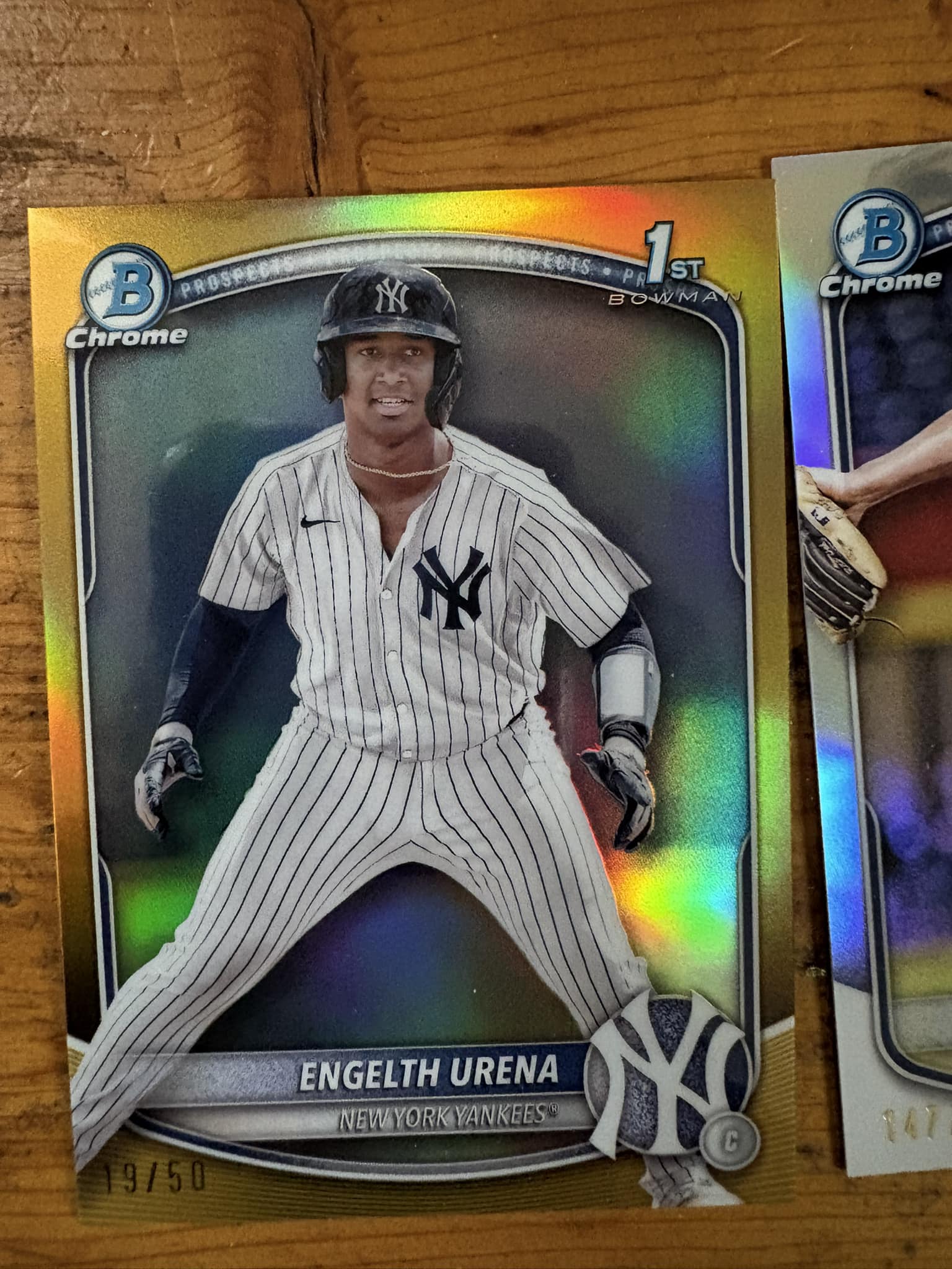 Luis Gil Yankees autograph card from Topps Chrome