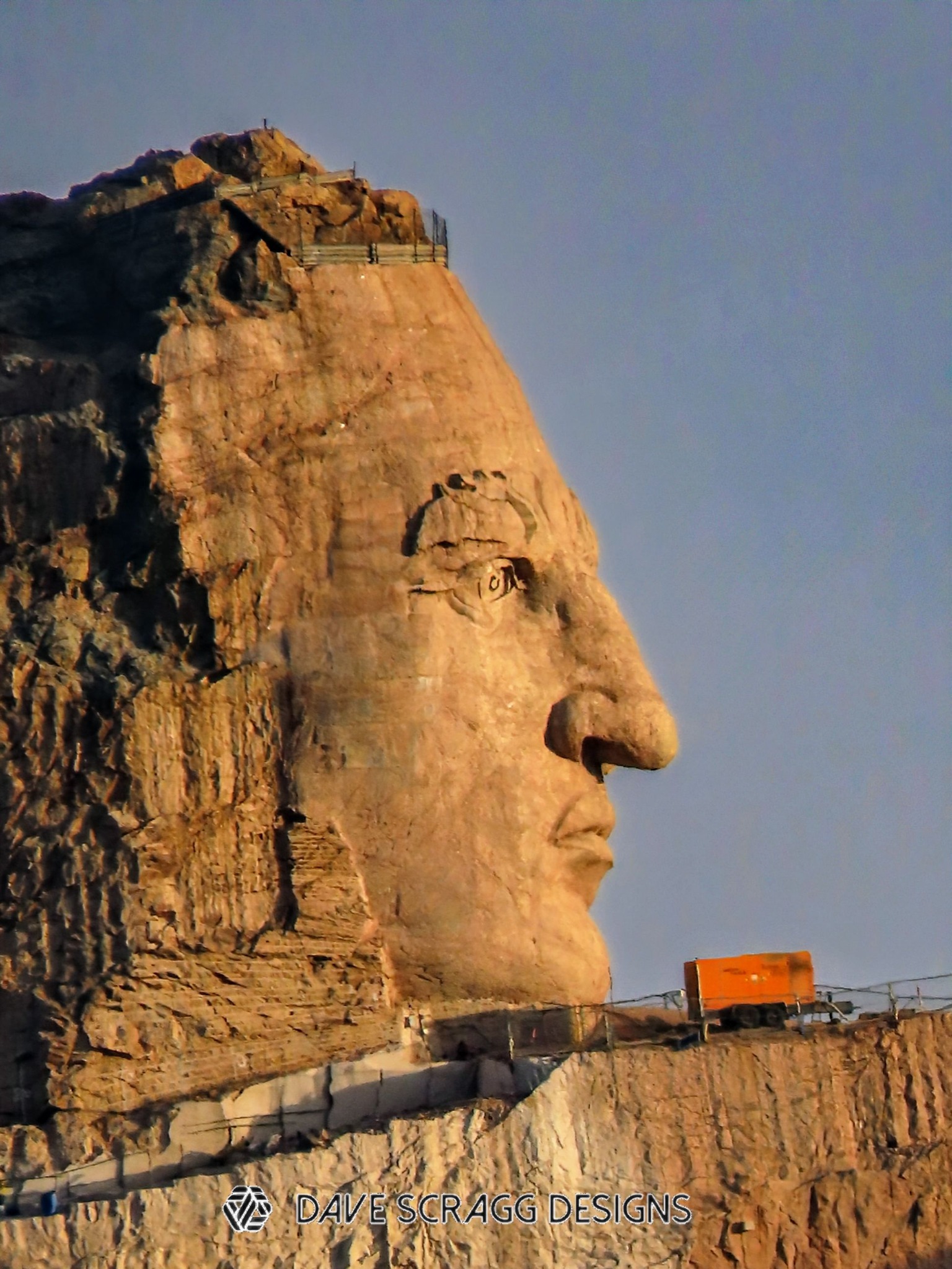 Born in the Black Hills - Crazy Horse Memorial at sunrise