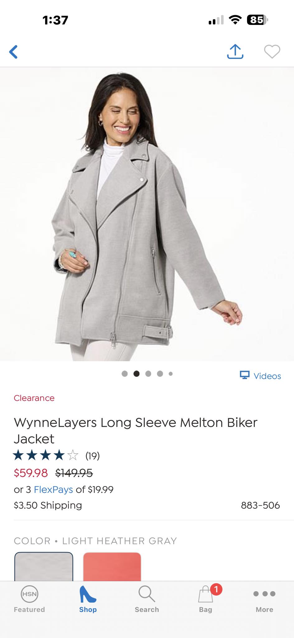 Where to buy Marlawynne melton jacket in large size?