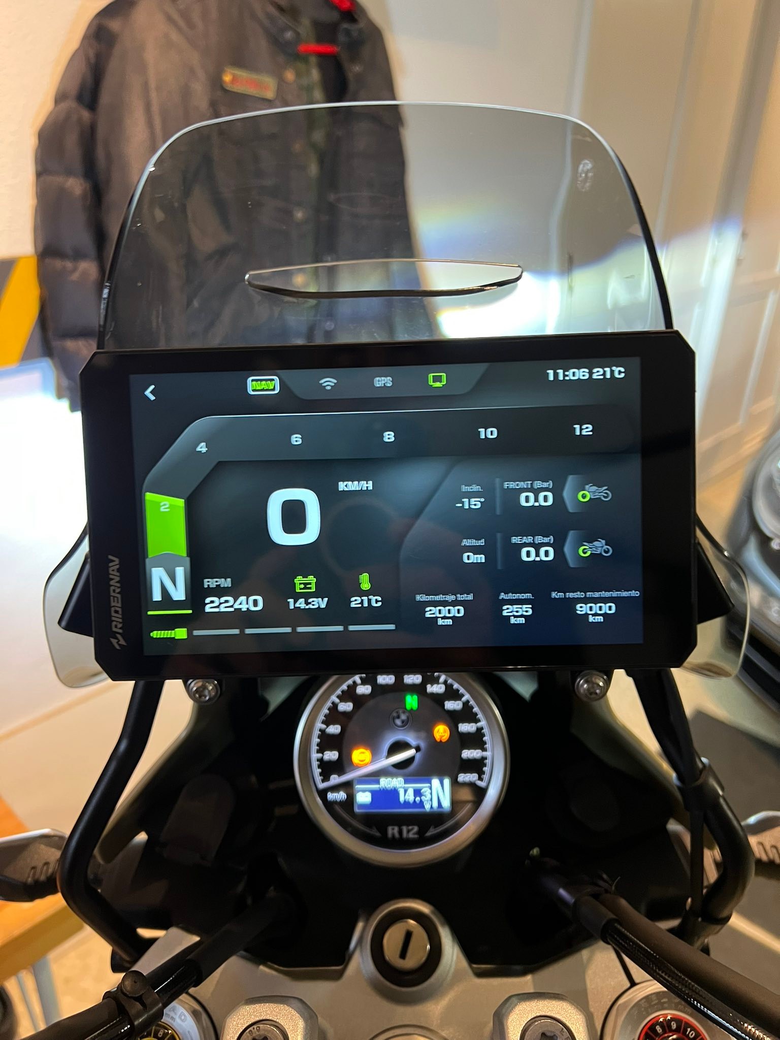 EKIY M21 motorcycle navigation display review