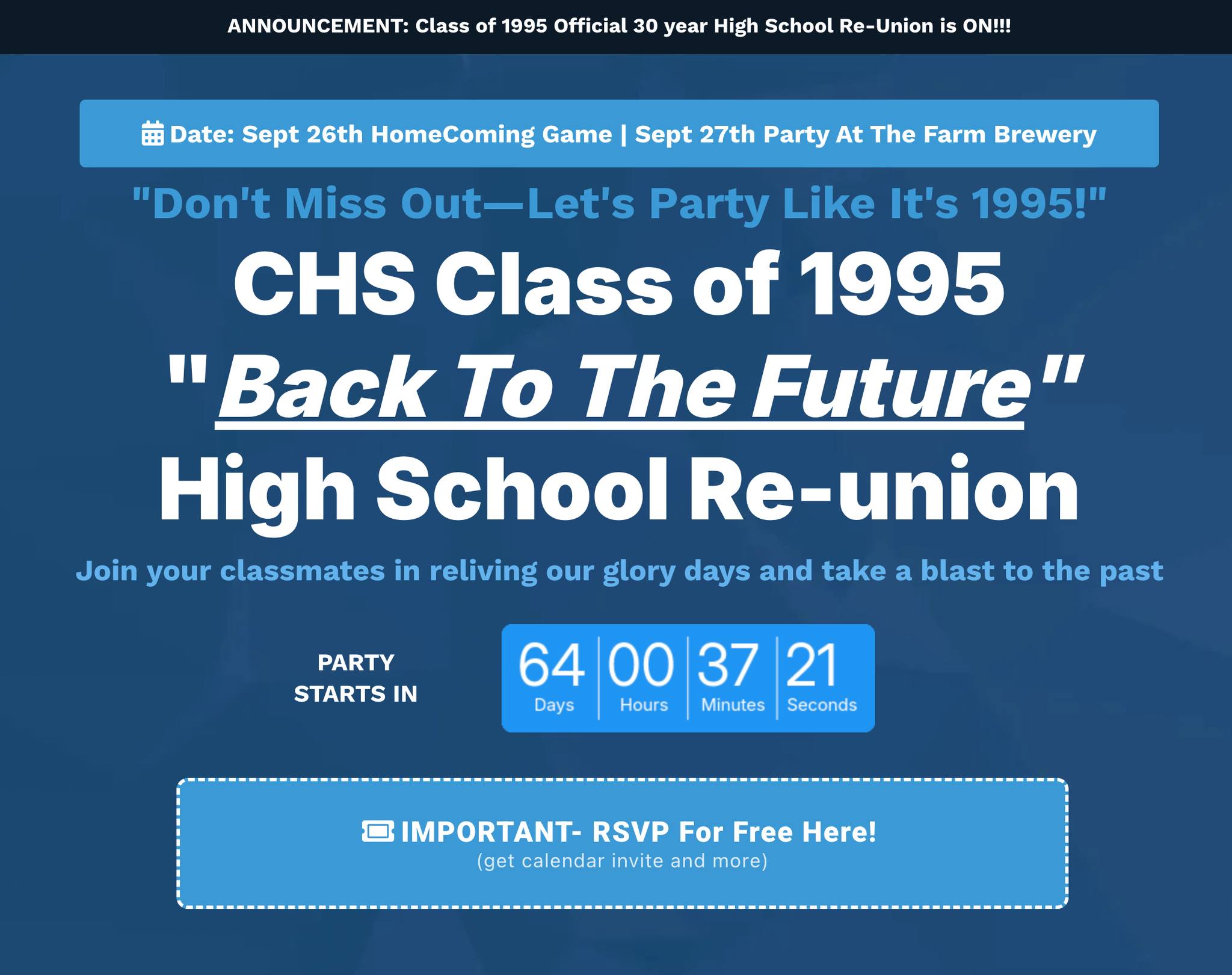 CHS Class of '95 - 30 Years Later.... | Facebook