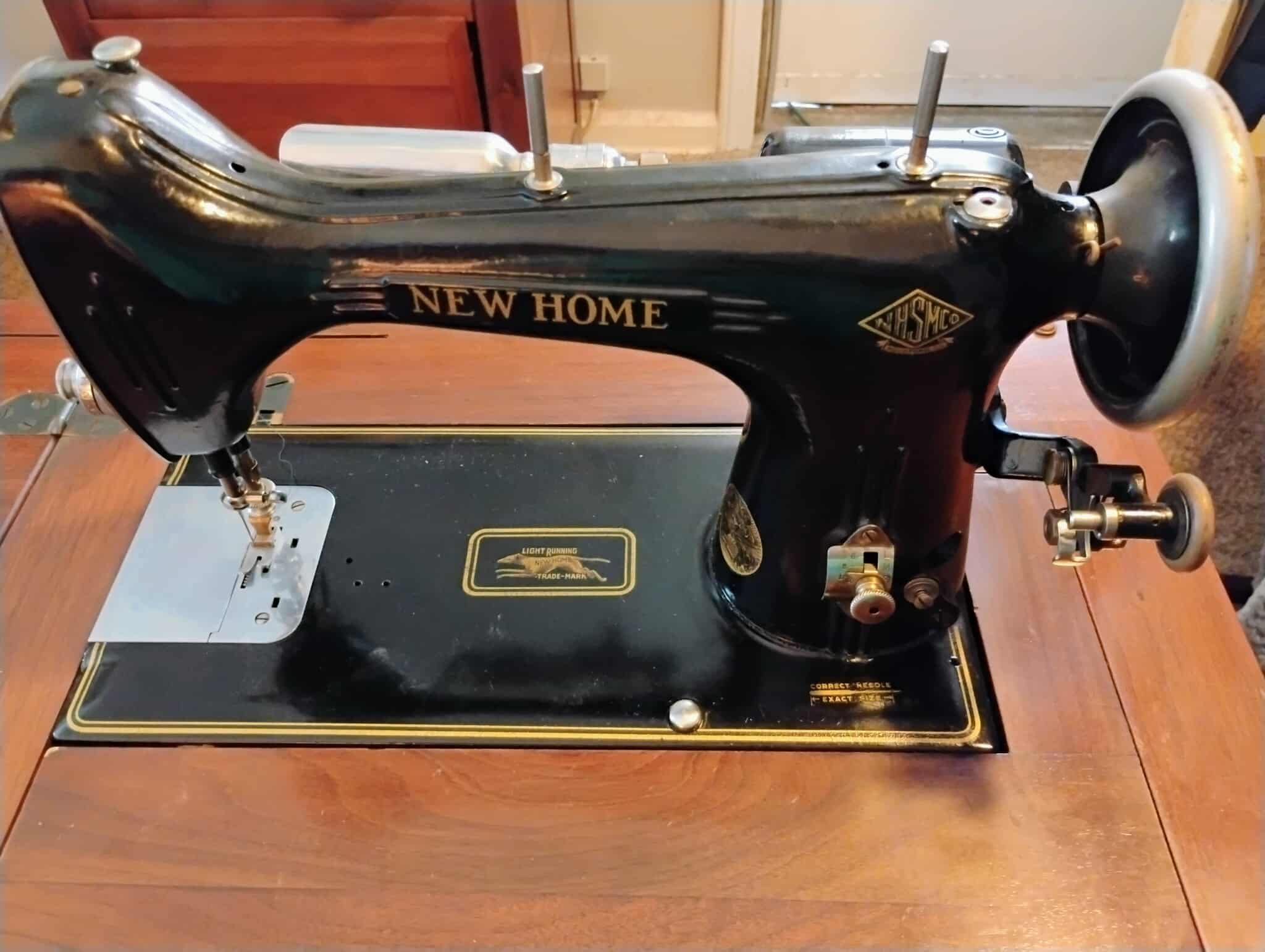 What decade was New Home electric sewing machine manufactured?