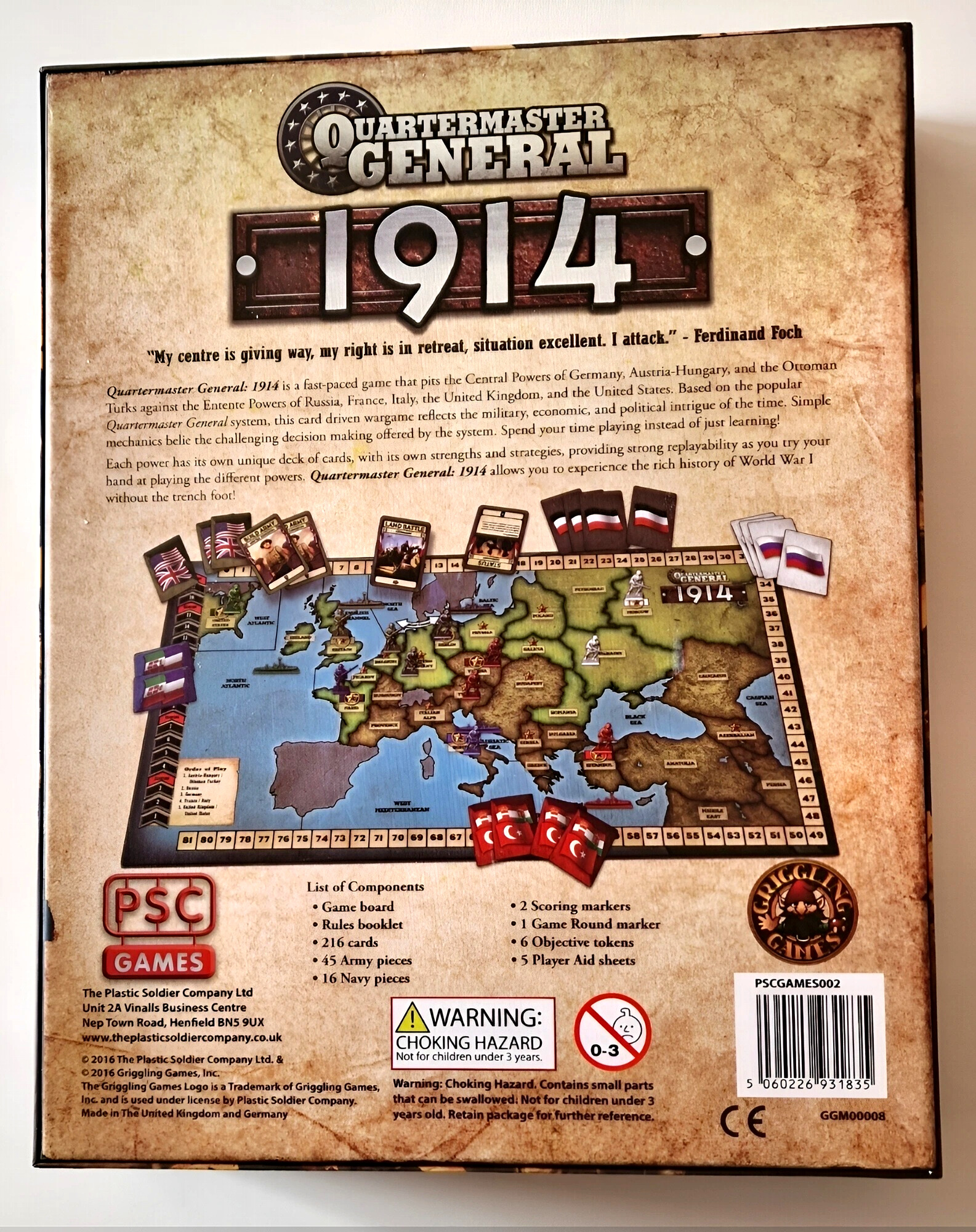Also just arrived: Quartermaster General 1914. But it