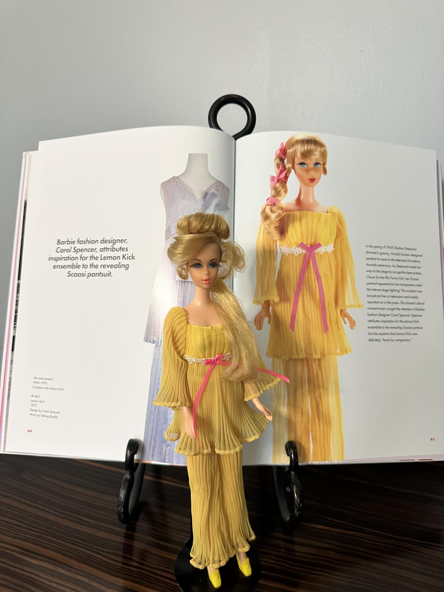 Vintage lemon kick barbie doll