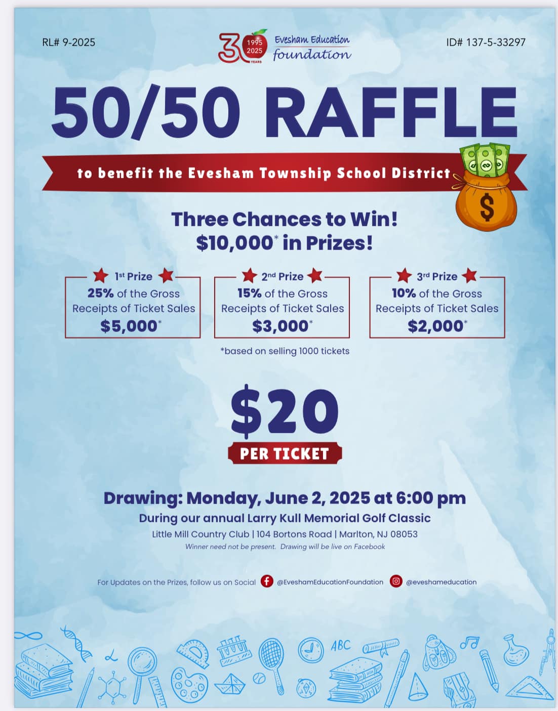 Rosemary - 🎉The Evesham Education Foundation is hosting a 50/50 raffle ...