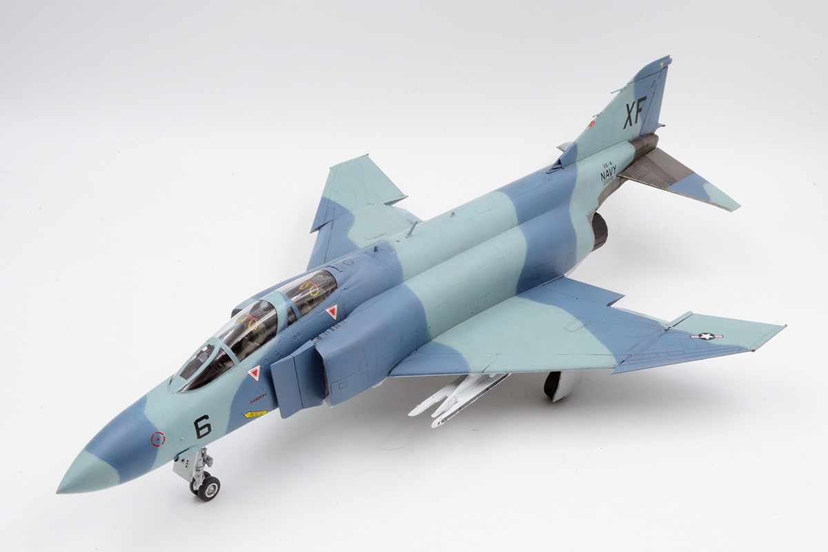 I was able to finish this Revell/Monogram 1/32 scale, F-4E PHANTOM