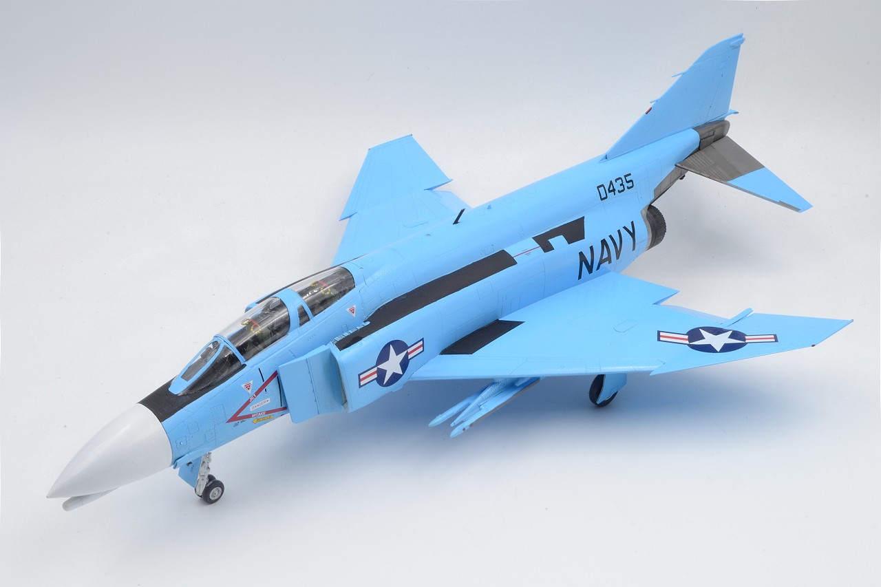 I was able to finish this Revell/Monogram 1/32 scale, F-4E PHANTOM