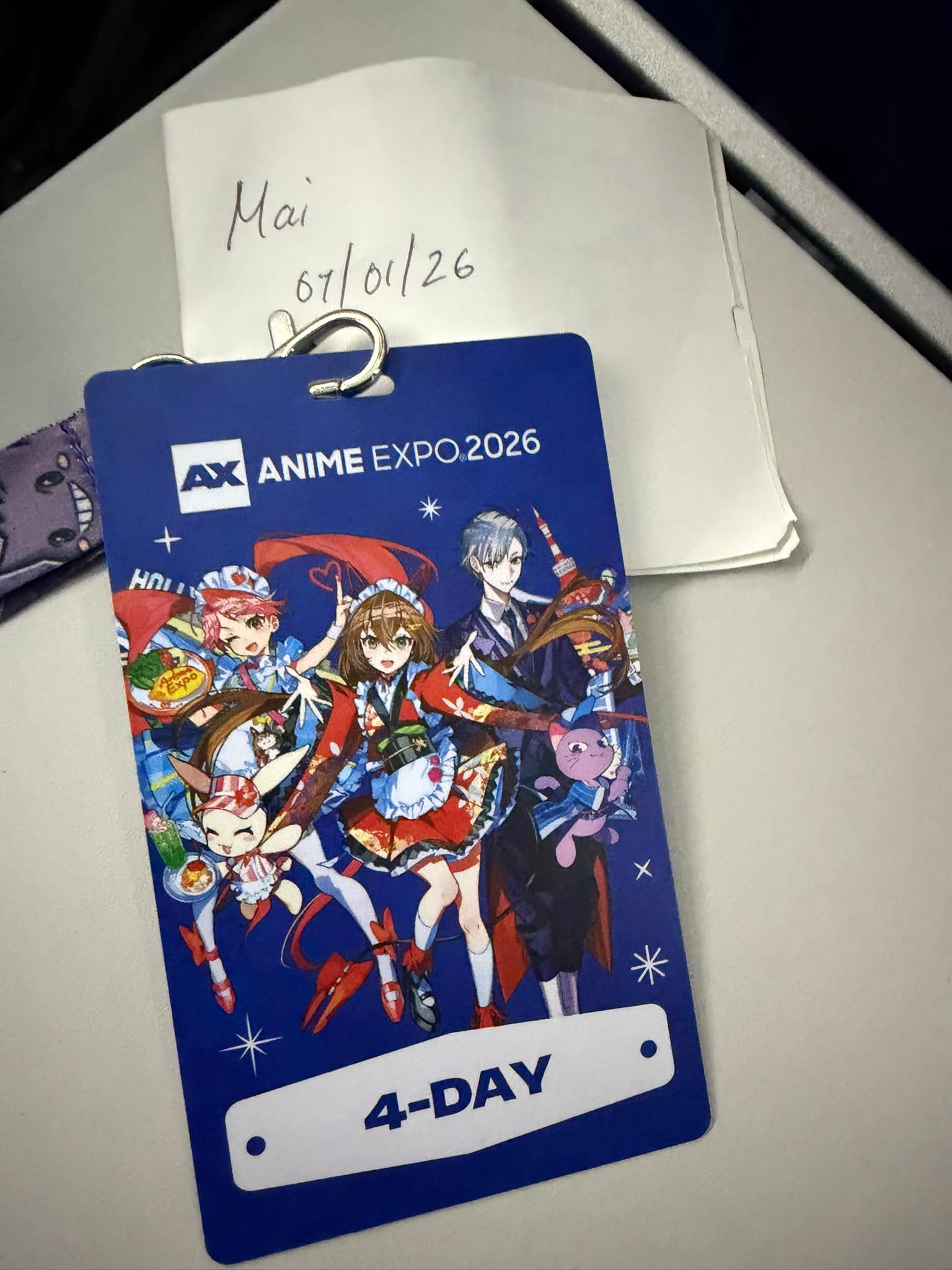 Anime Expo 4-day pass trade for Saturday and Sunday