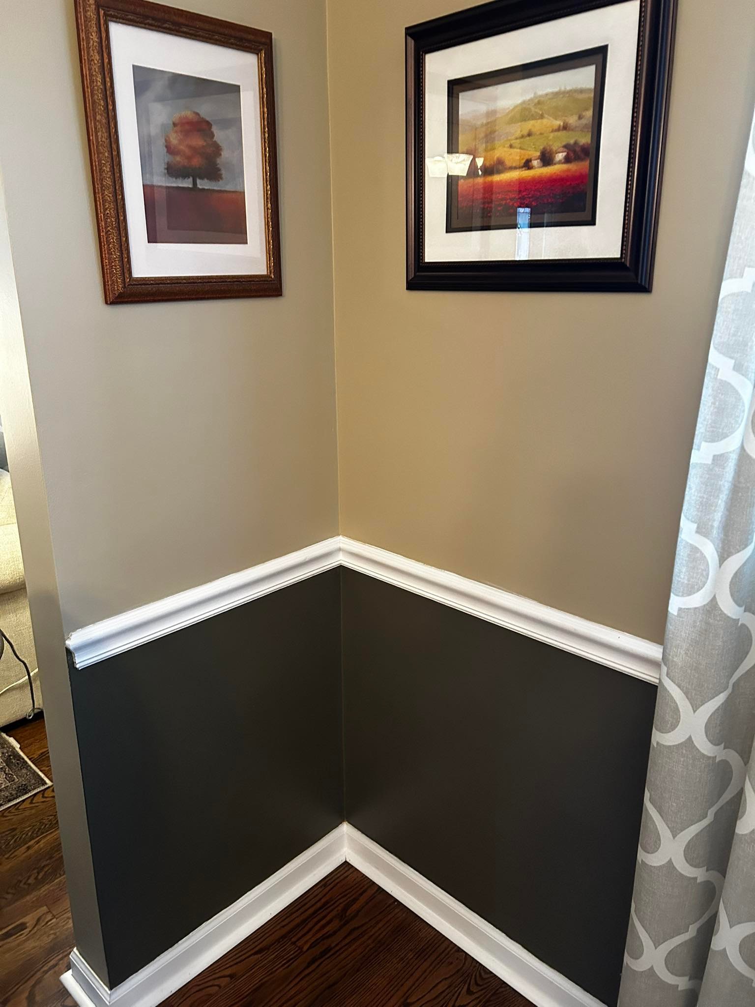 Chair Rail Paint Colors For Rooms