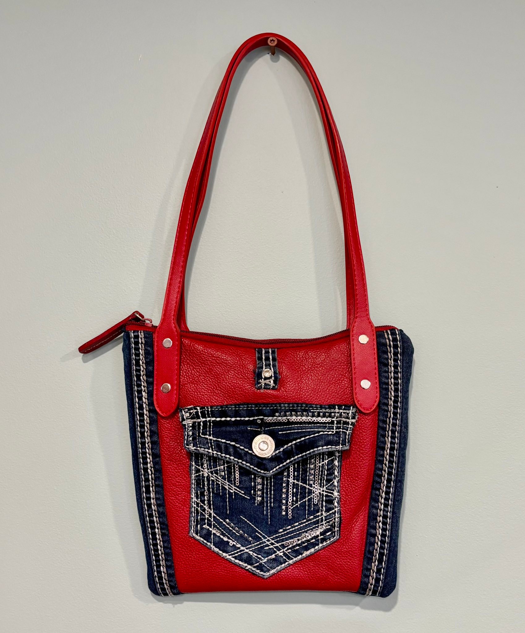 レディース Archive Studded Tasseled ToteBag 00s Y2K
