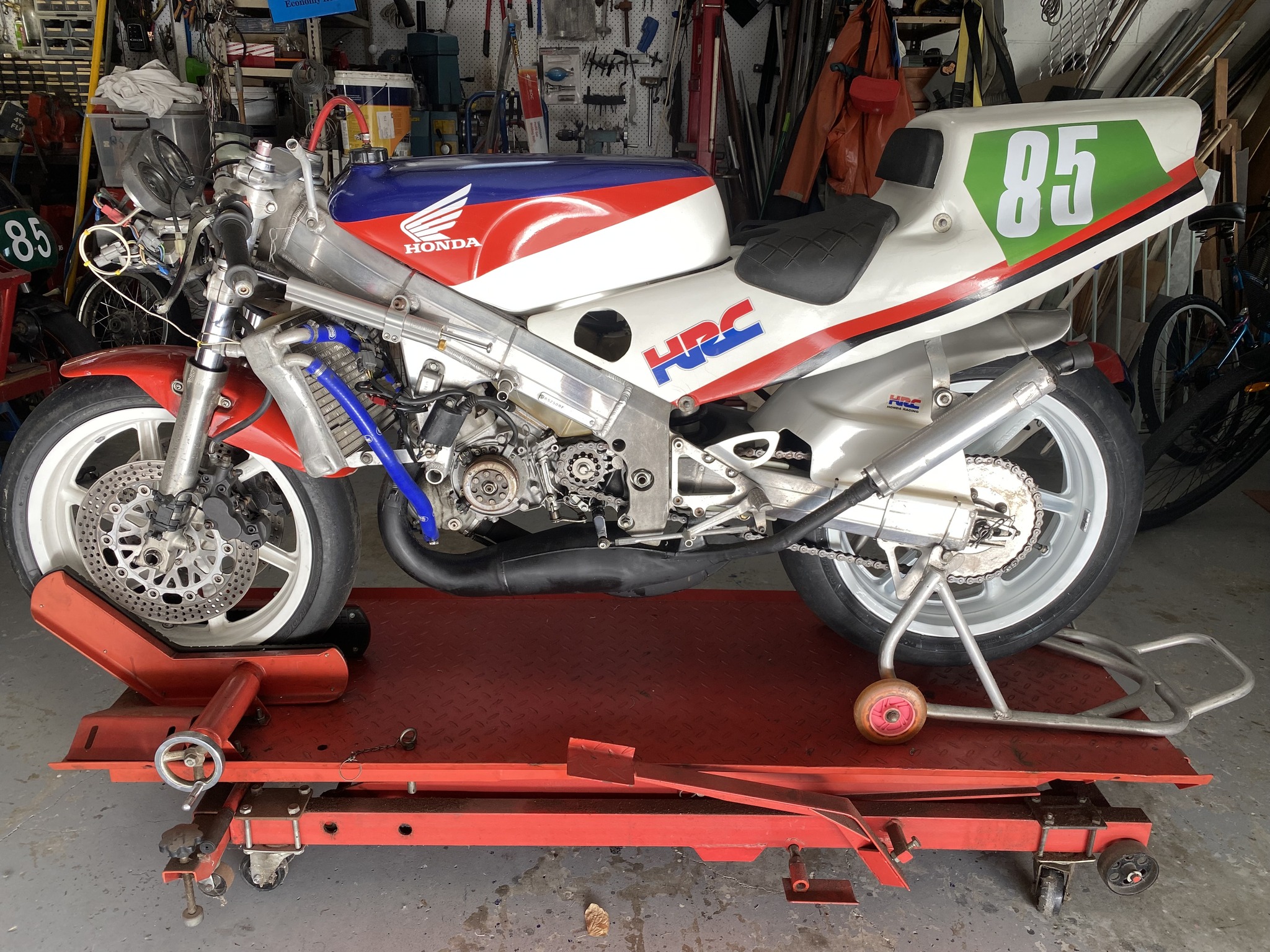 For sale - 1990 Honda RS250RF NF5 race bike in very original 