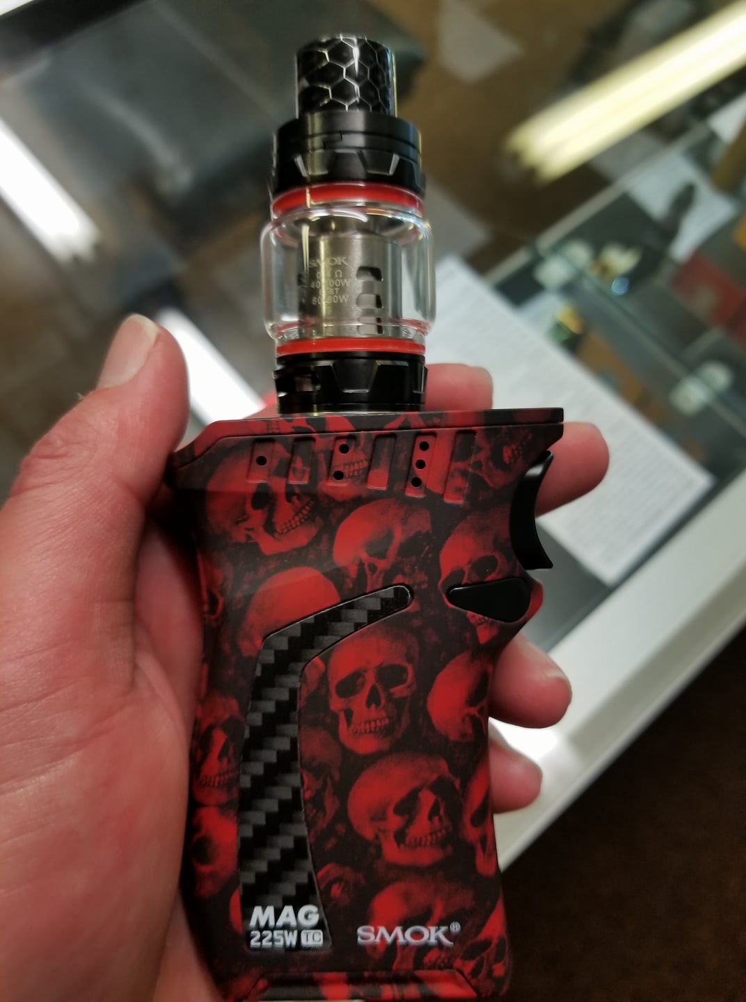 smok skull vape The Vaporium - Mag kits are back in stock. Comes with a TFV12 Prince tank. The new design is awesome! Color:Sunset Red best-selling-products Frozen Strawberry - Geek
