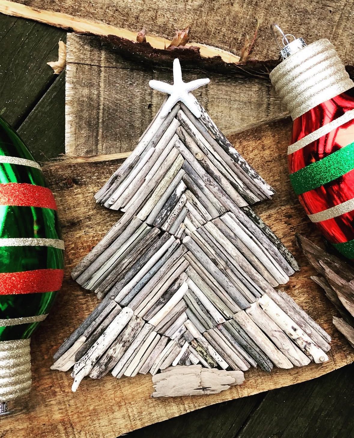 Local Milford driftwood artist selling unique gifts