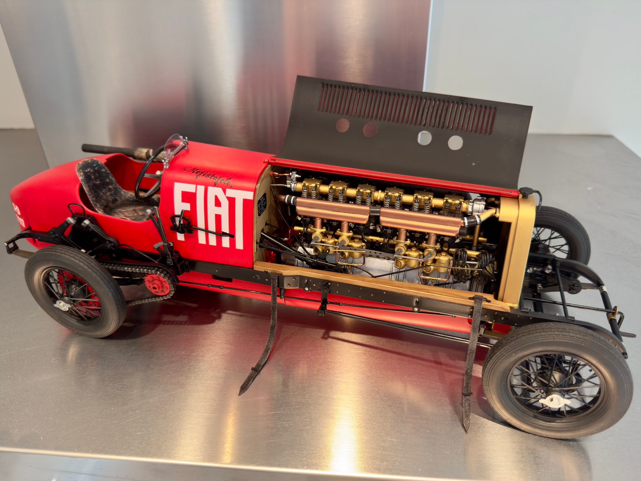 Your scale models From Aldo Ferdman : Fiat Mefistofele 1:12 scale